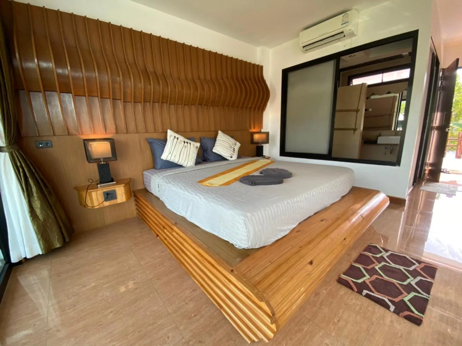 Bed in AC 2 Resort