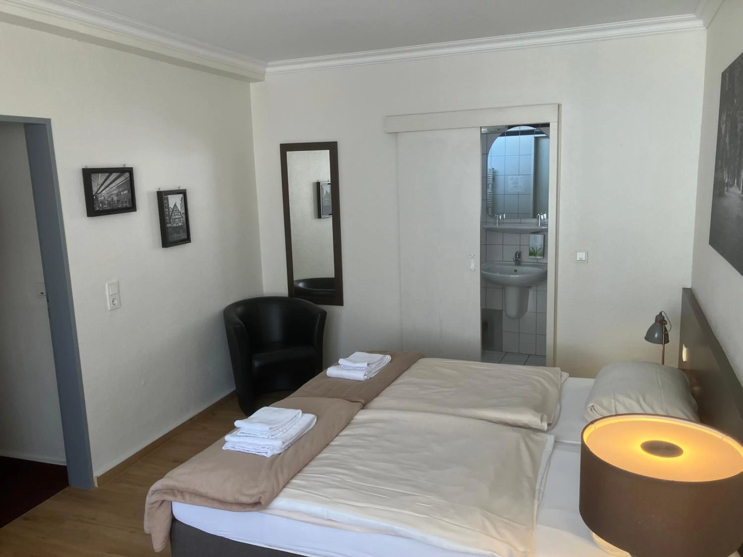 Bed in Hotel Mercedes City