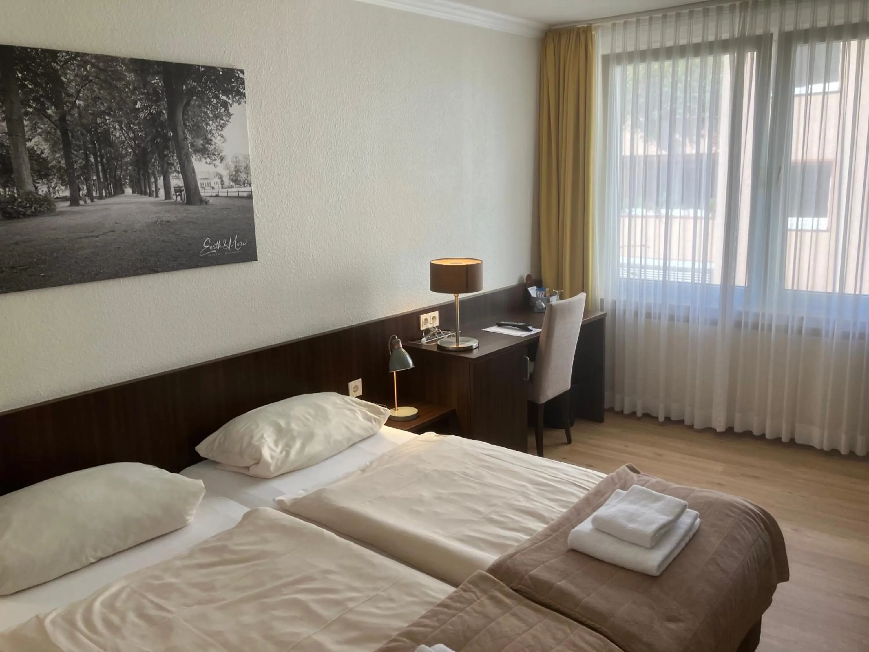 Bed in Hotel Mercedes City