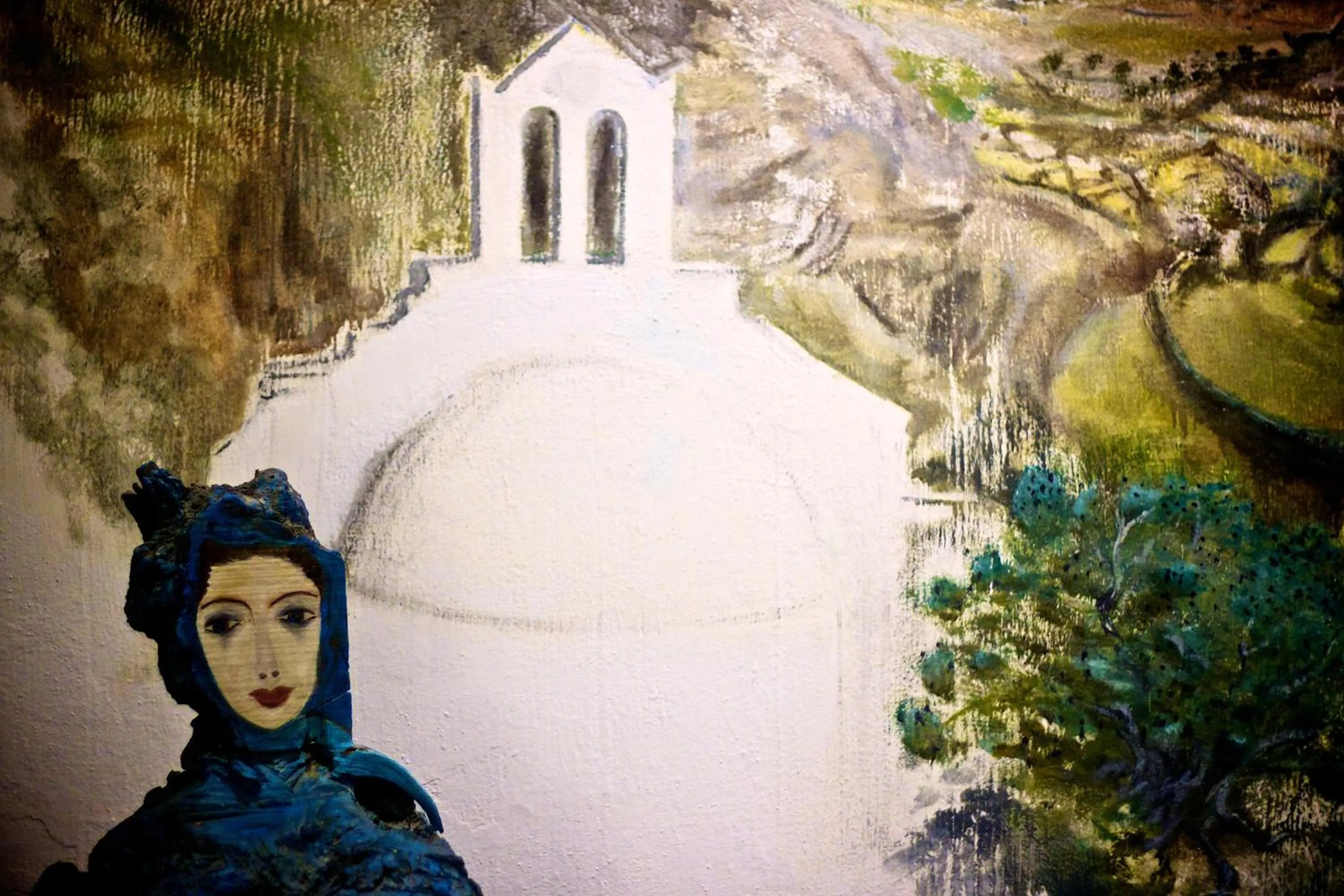 Decorative detail in Platys Gialos Hotel Sifnos