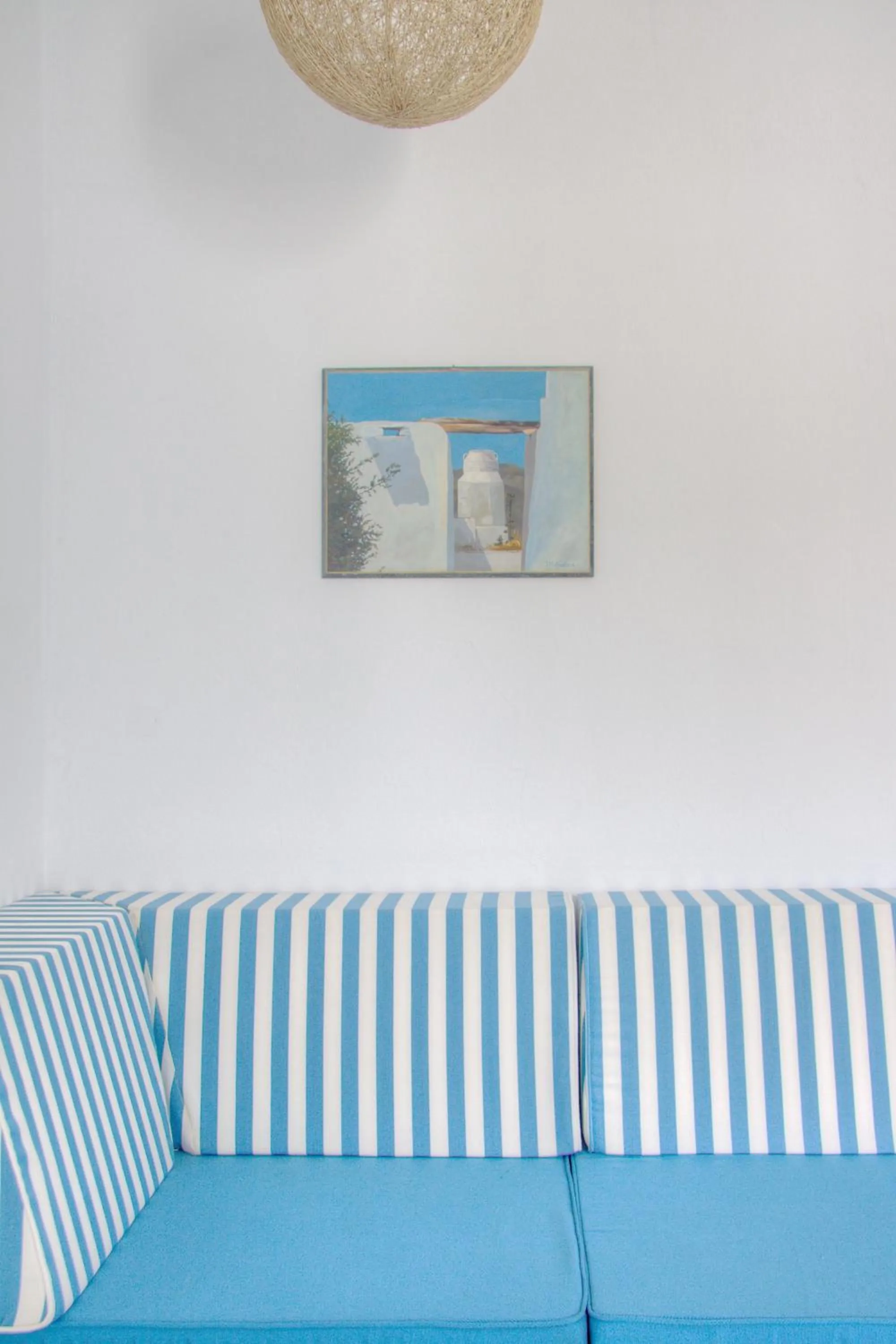 Decorative detail in Platys Gialos Hotel Sifnos