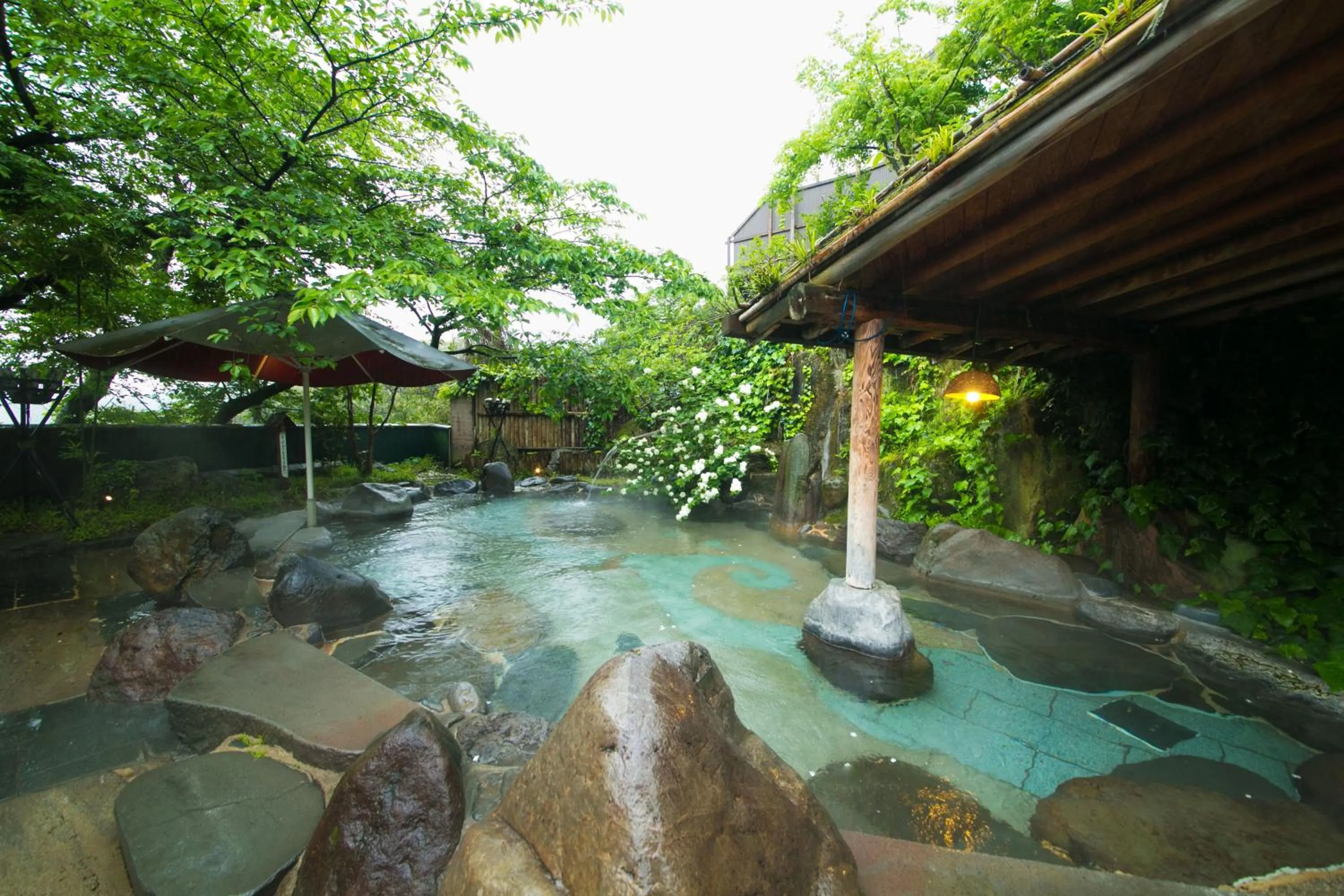 Hot Spring Bath in Nansuikaku