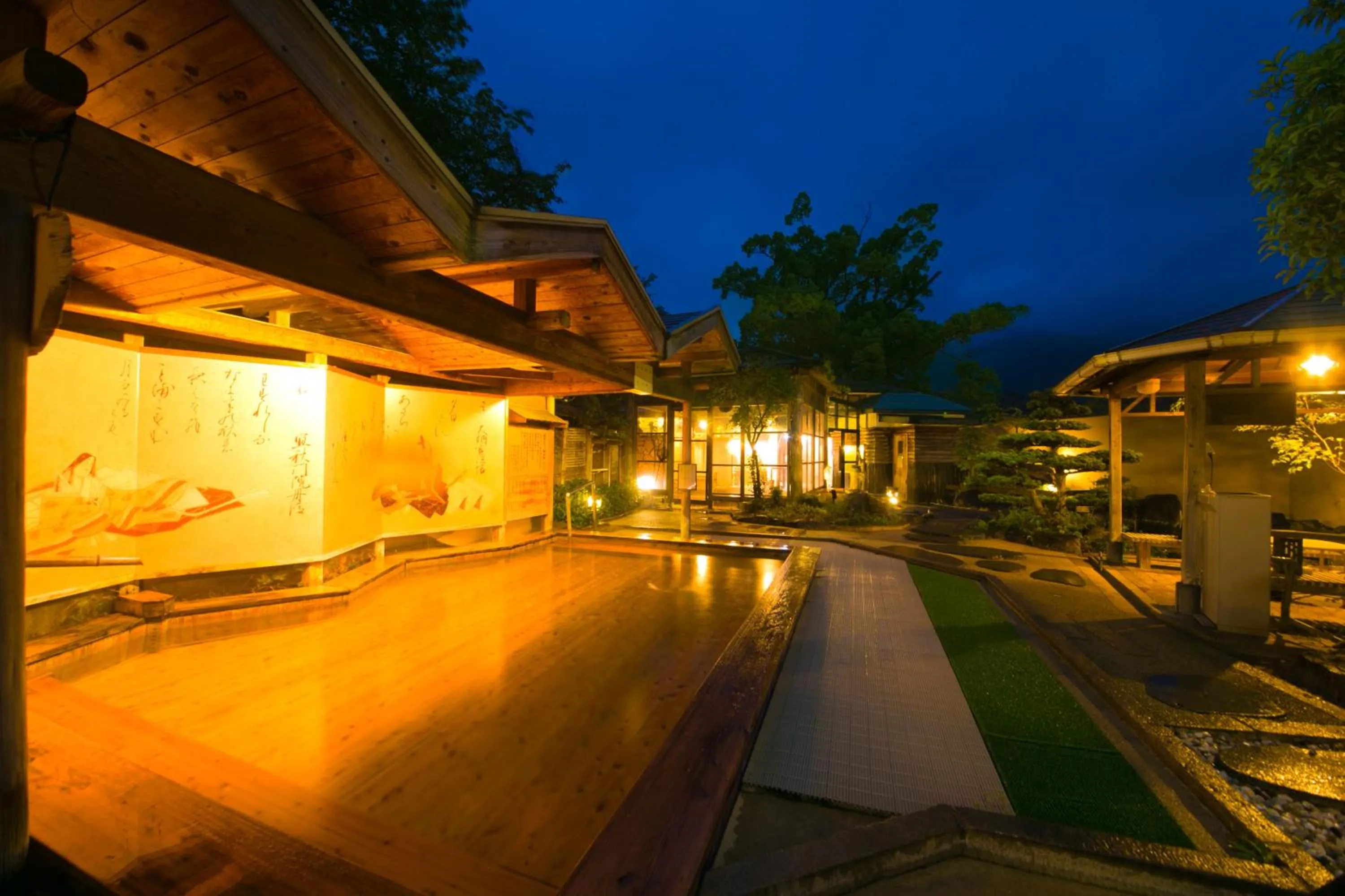 Hot Spring Bath in Nansuikaku