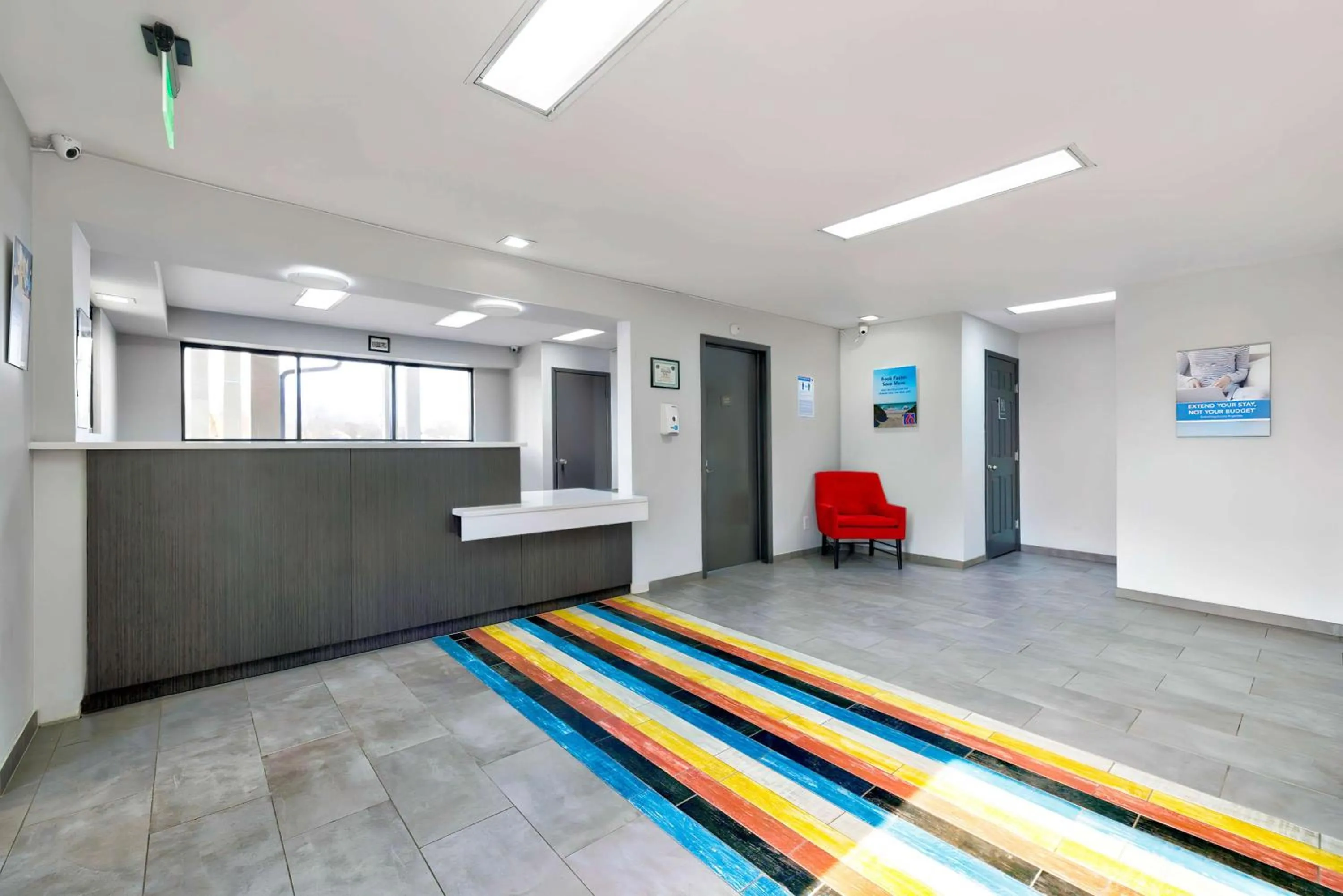 Lobby or reception in Studio 6 Waco TX - Downtown - Baylor