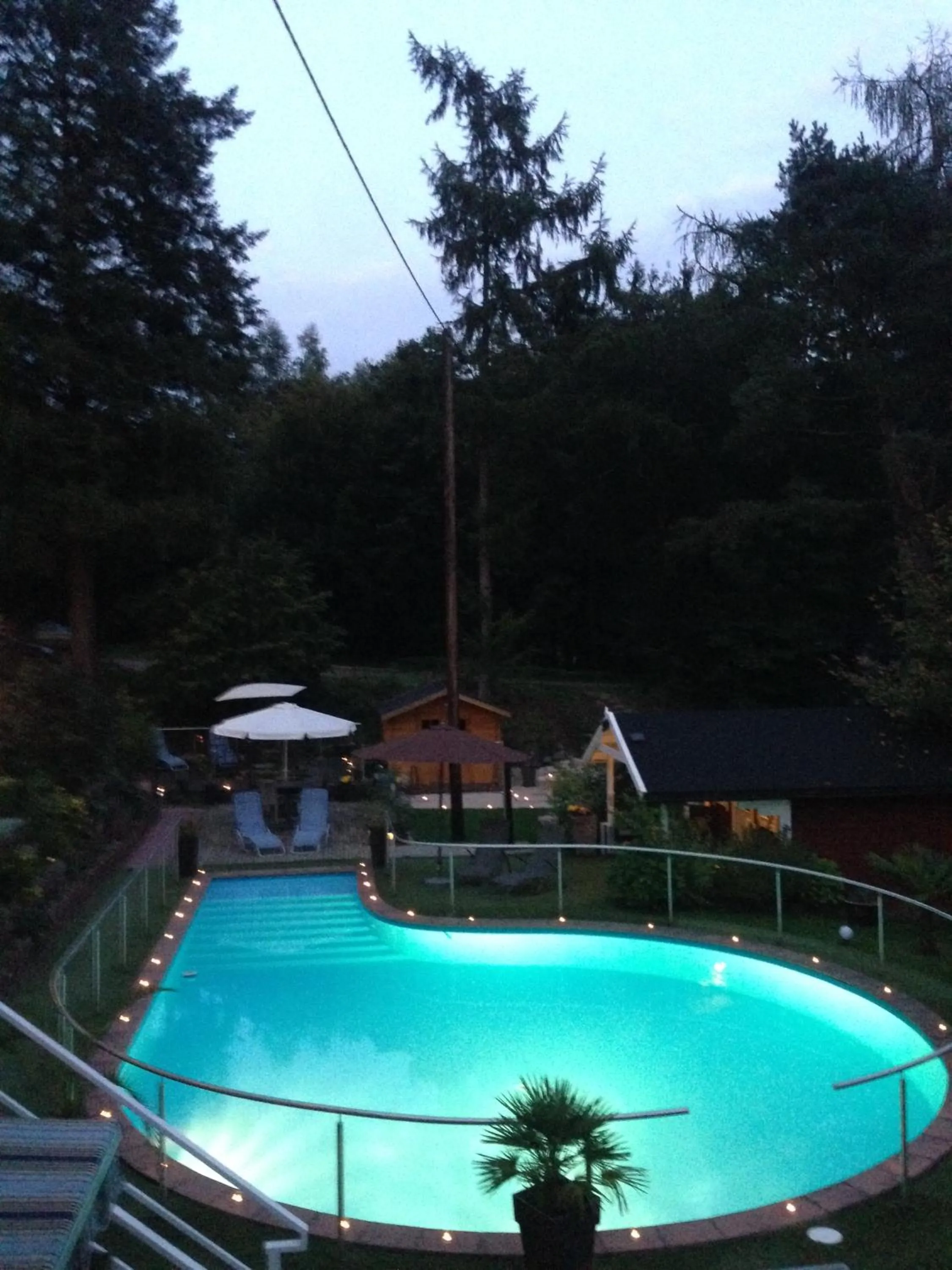 Swimming pool in Hotel Sonnenhof