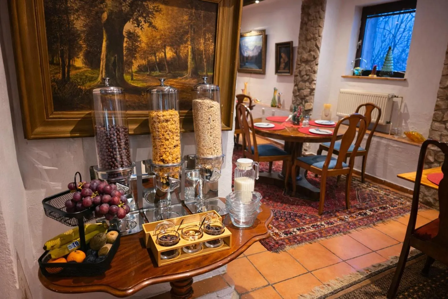 Buffet breakfast in Dworek Adamski