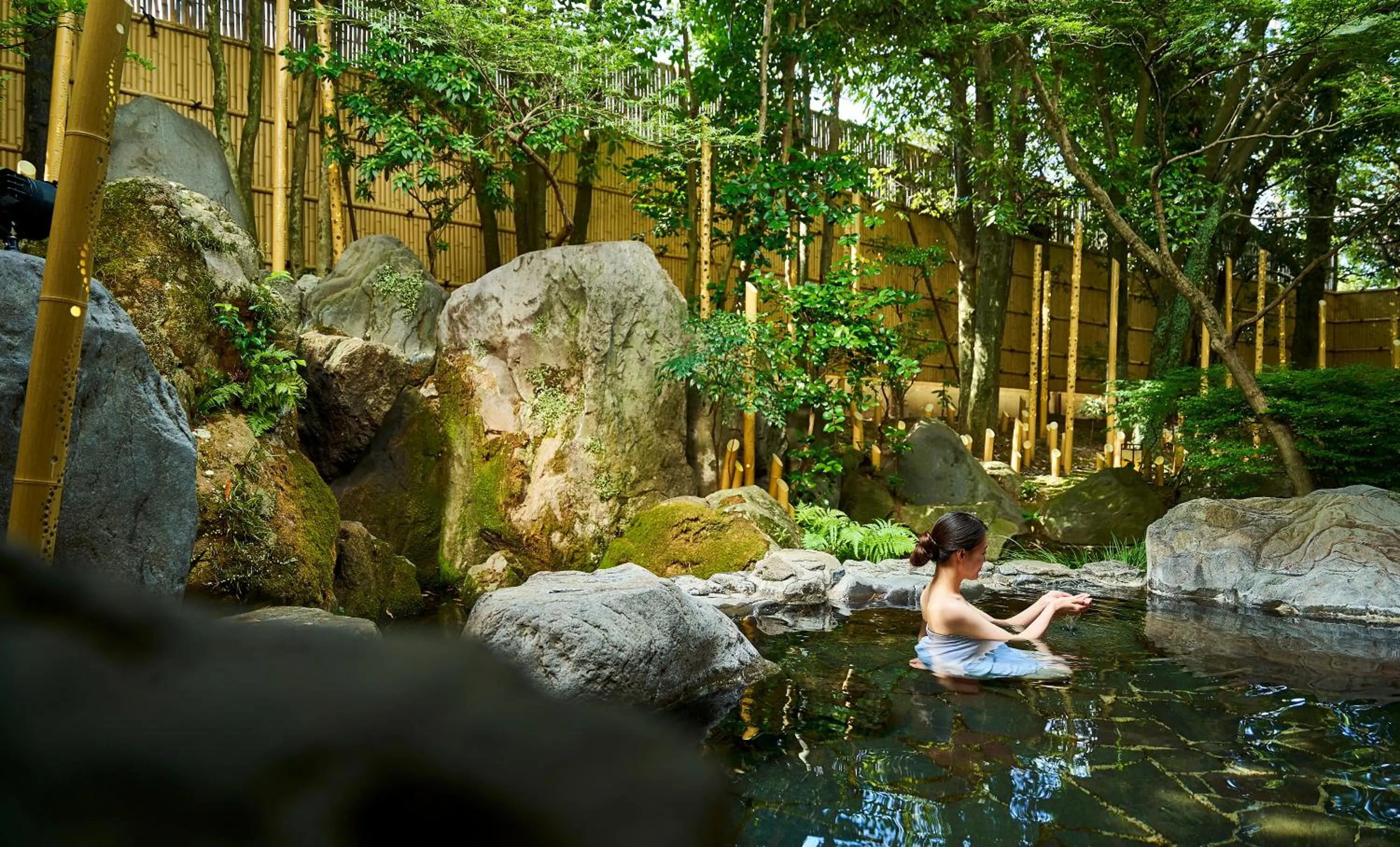 Open Air Bath in Tsukasa Royal Hotel