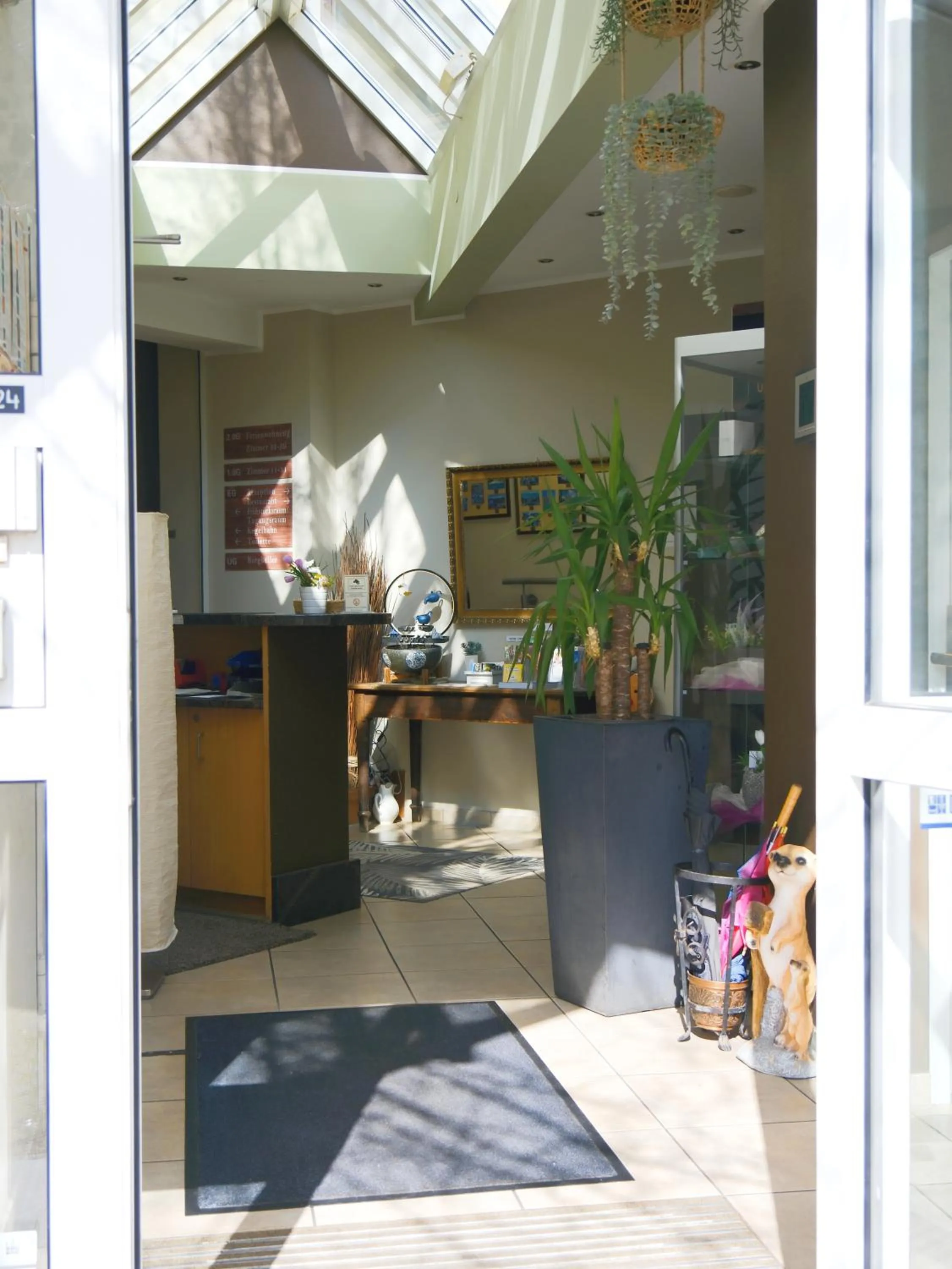 Lobby or reception in Hotel Burgklause