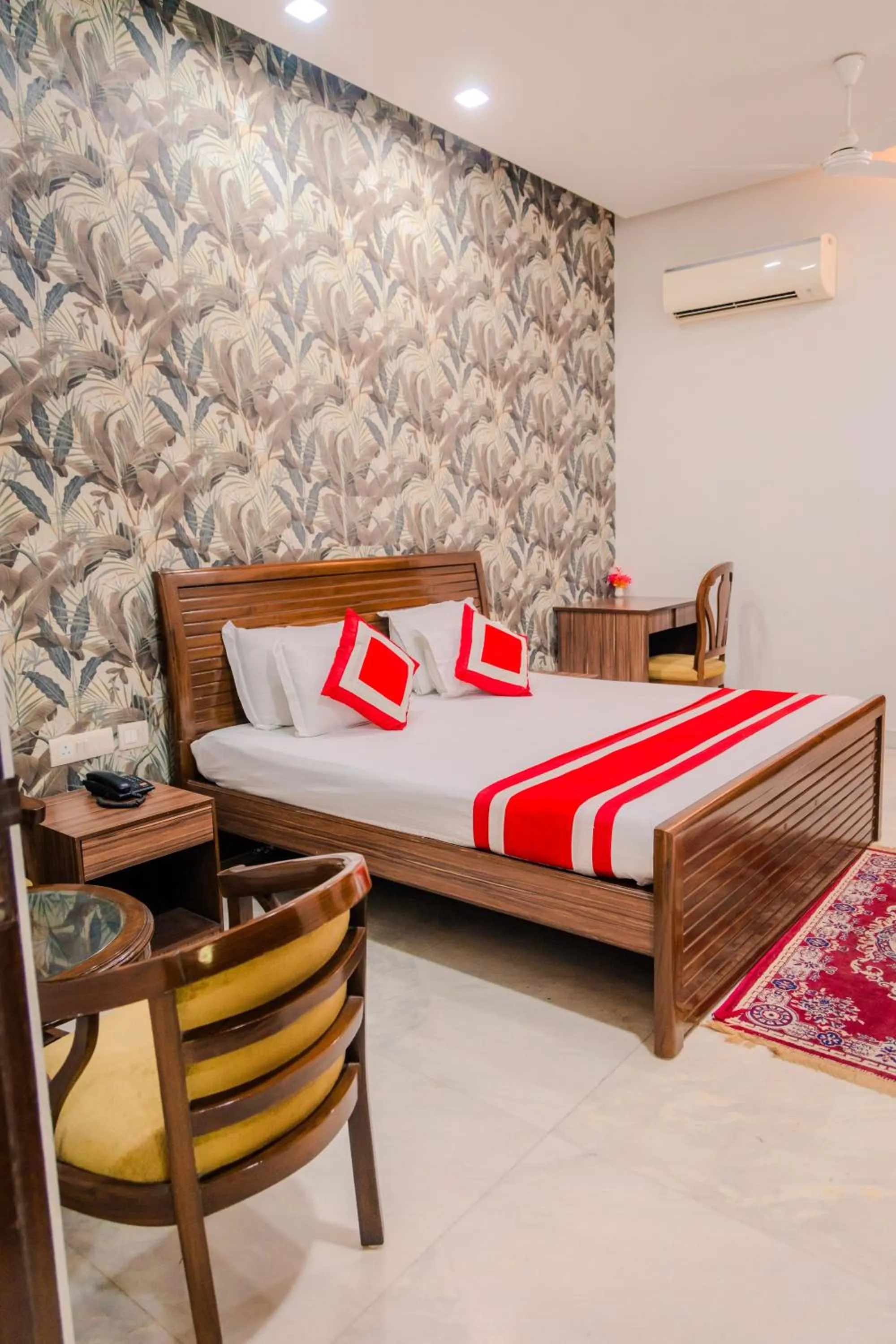 Bed in Peepal Tree Residency