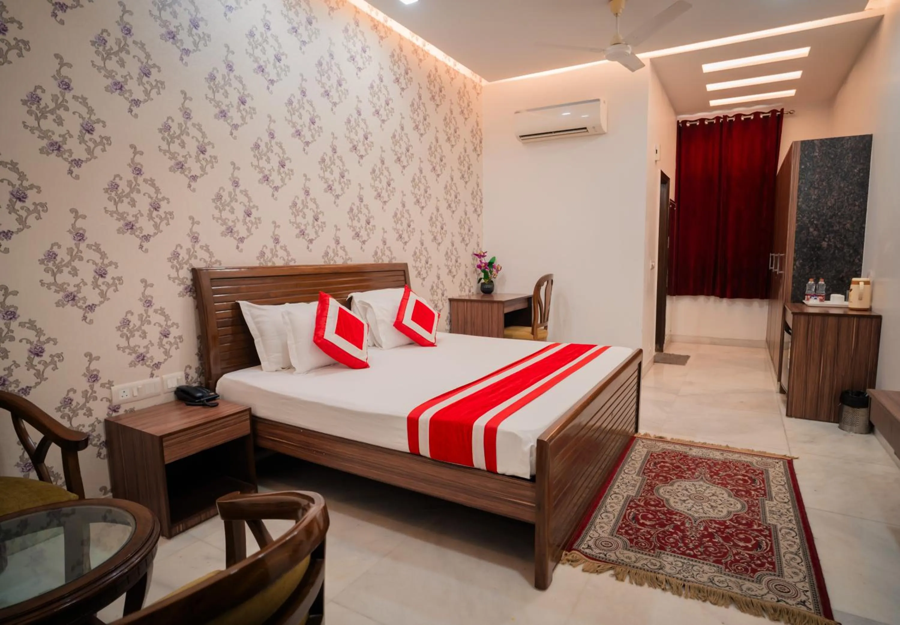 Bed in Peepal Tree Residency