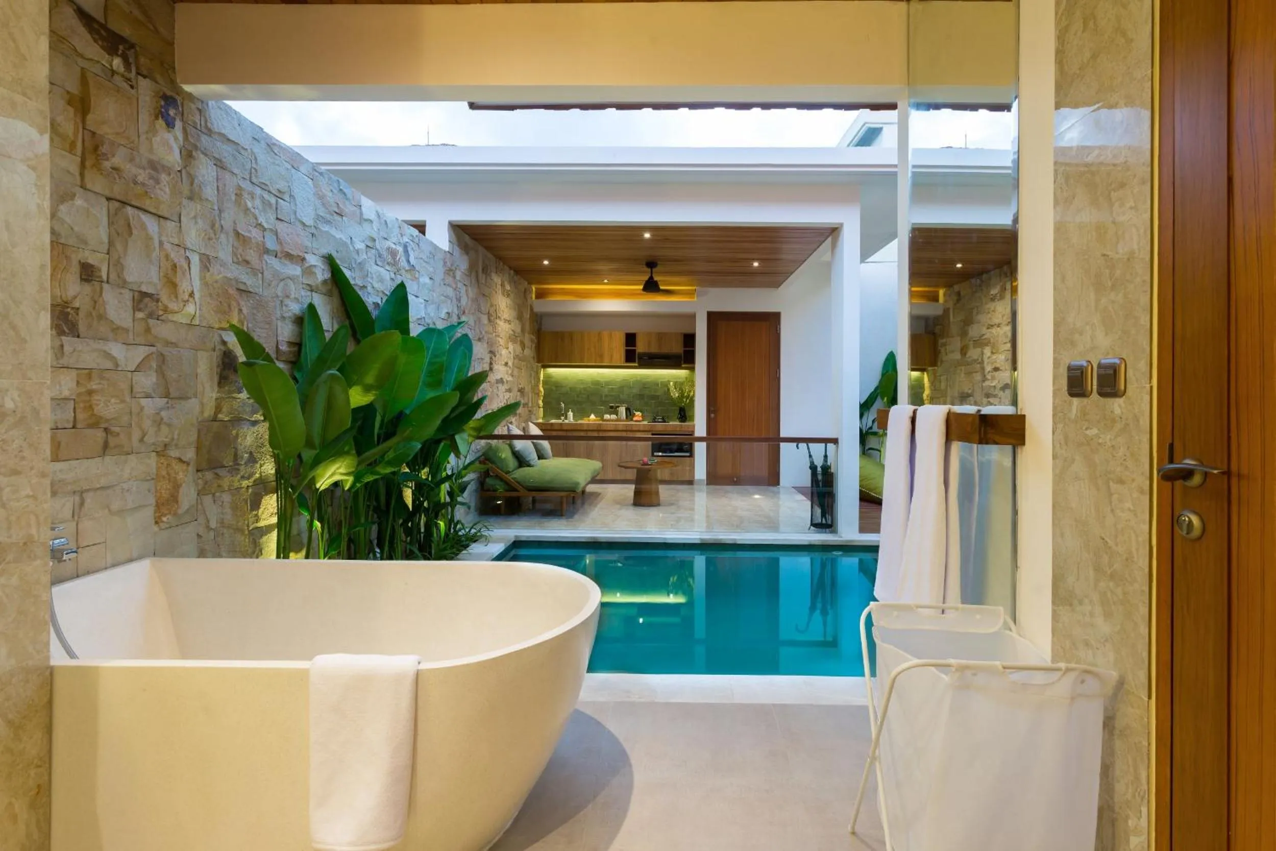 Pool view in Danka Villa Sanur