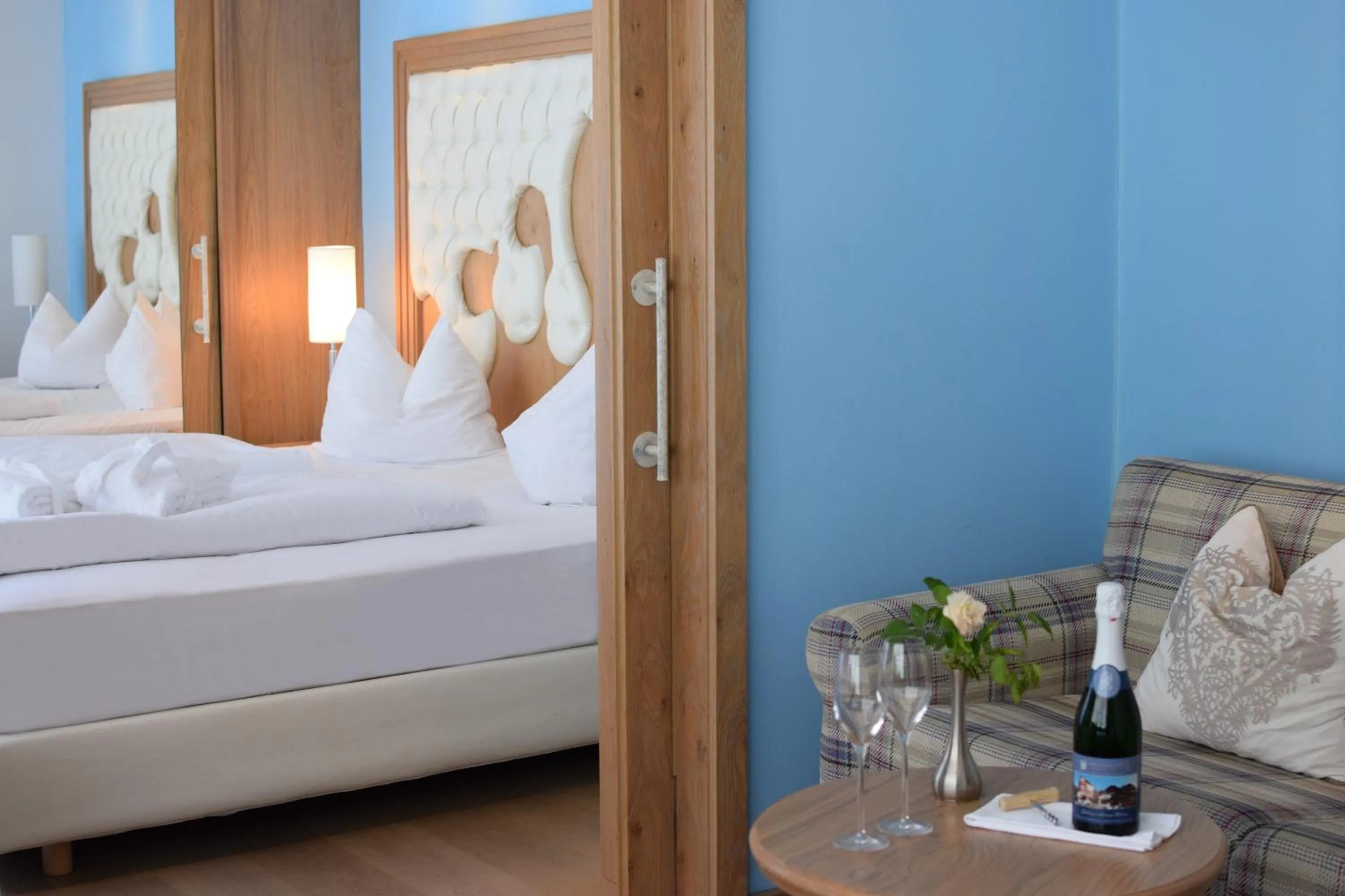 Bed in Wellness Hotel Bayerischer Hof