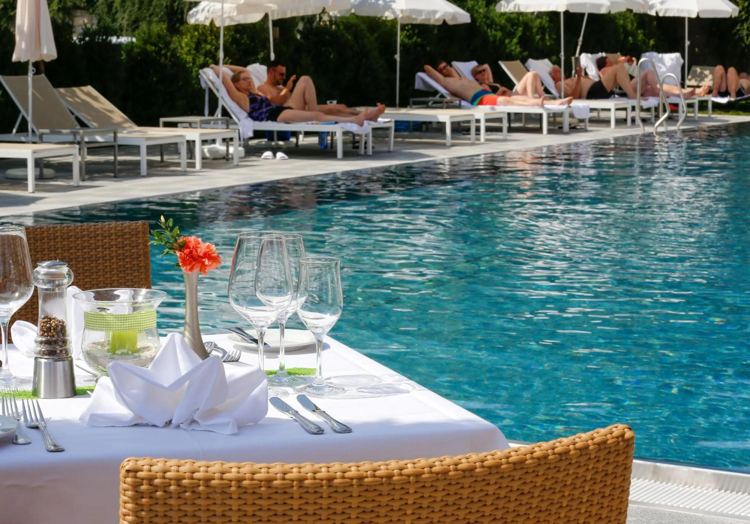 Restaurant/places to eat in Wellness Hotel Bayerischer Hof