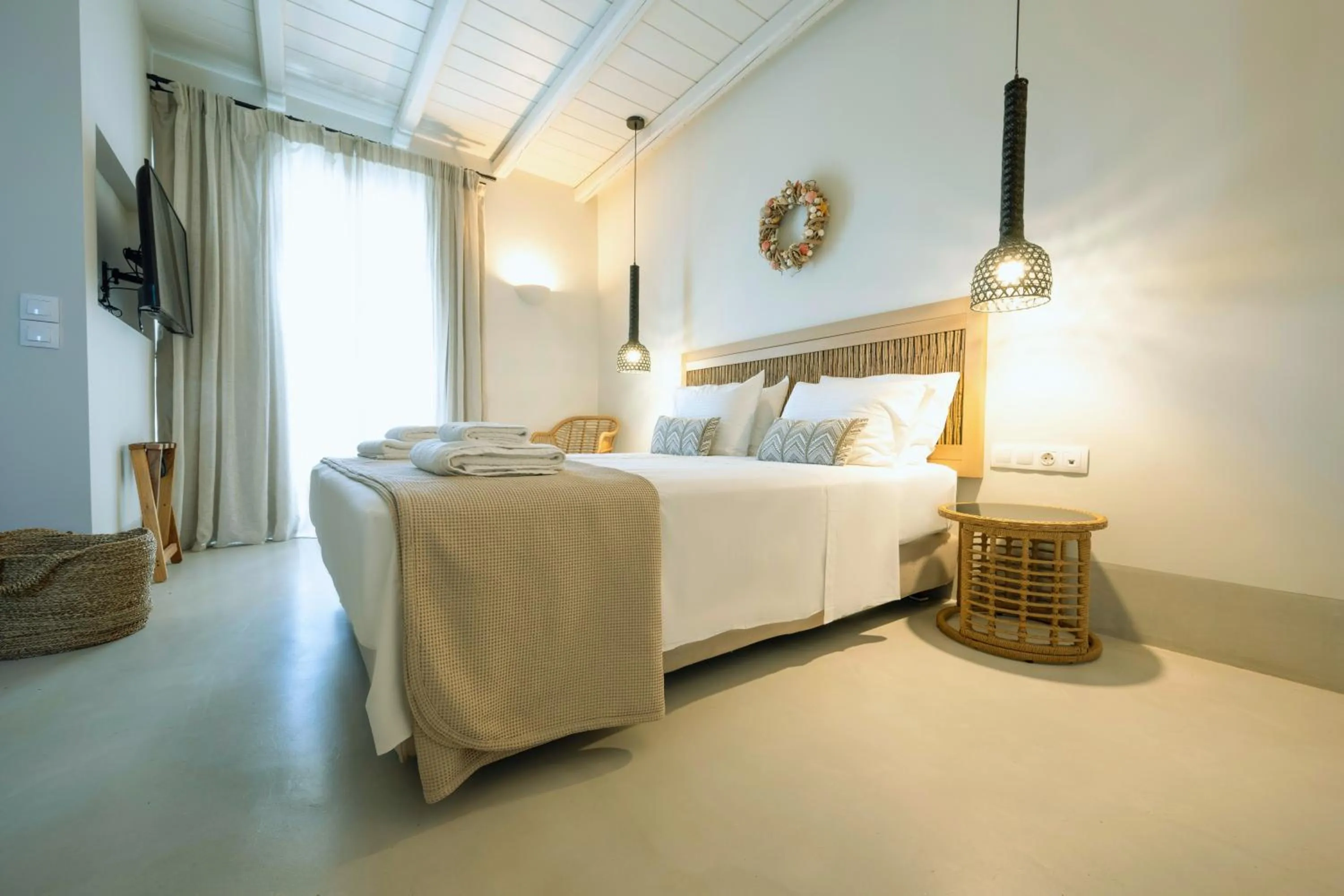 Bed in Aegean Hospitality