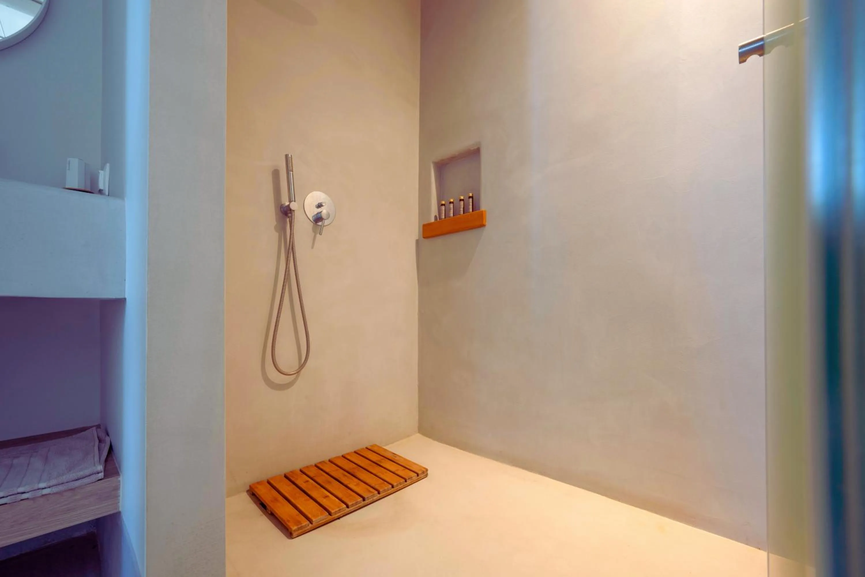Shower, Bed in Aegean Hospitality