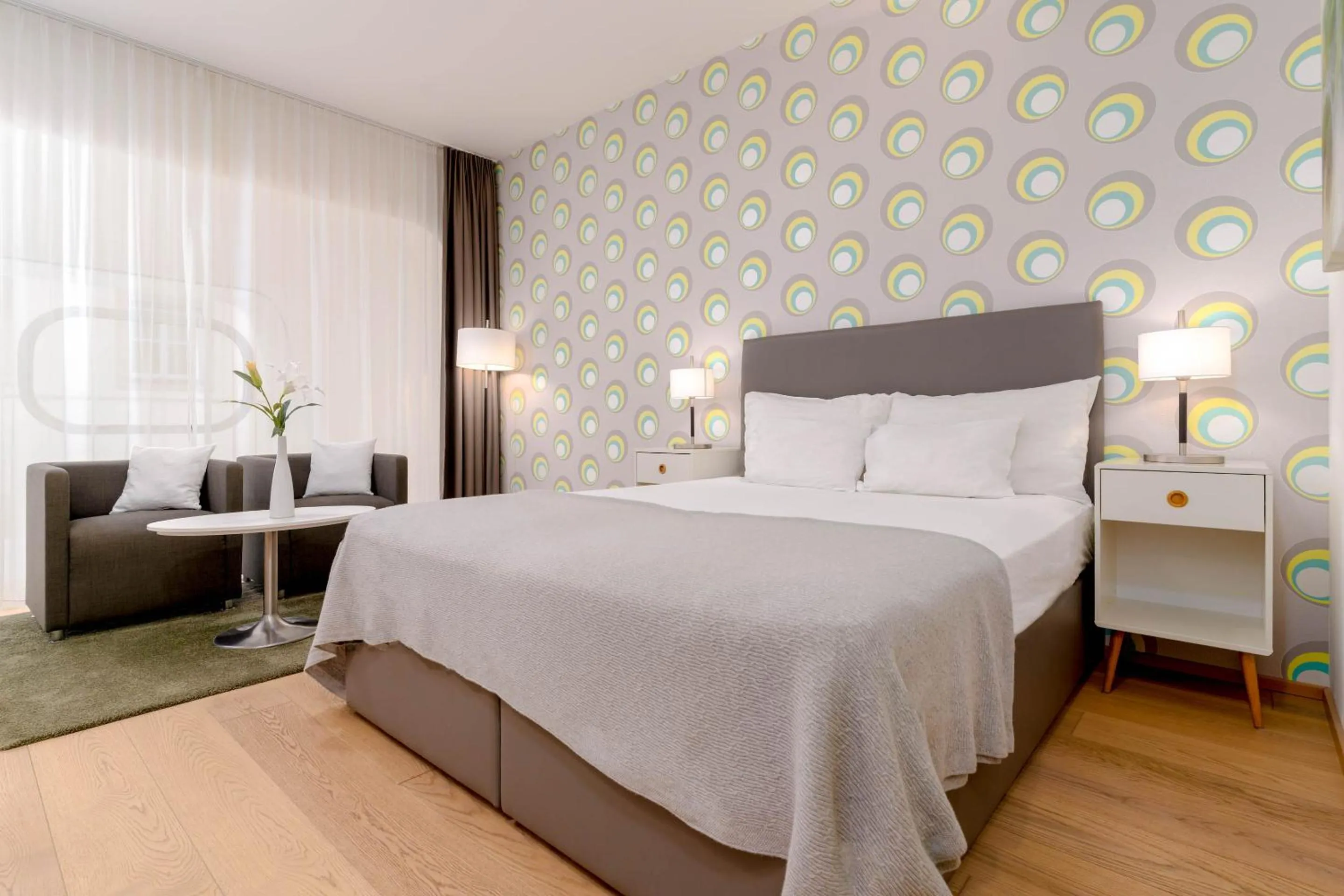 Bed in ARGOS Graz Serviced Apartments, kontaktlos mit Self Check-in