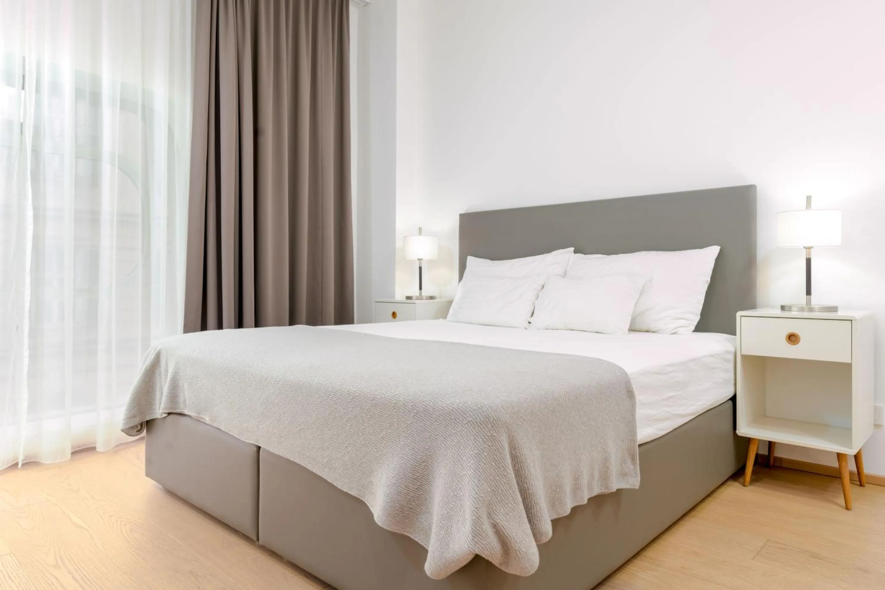 Bed in ARGOS Graz Serviced Apartments, kontaktlos mit Self Check-in