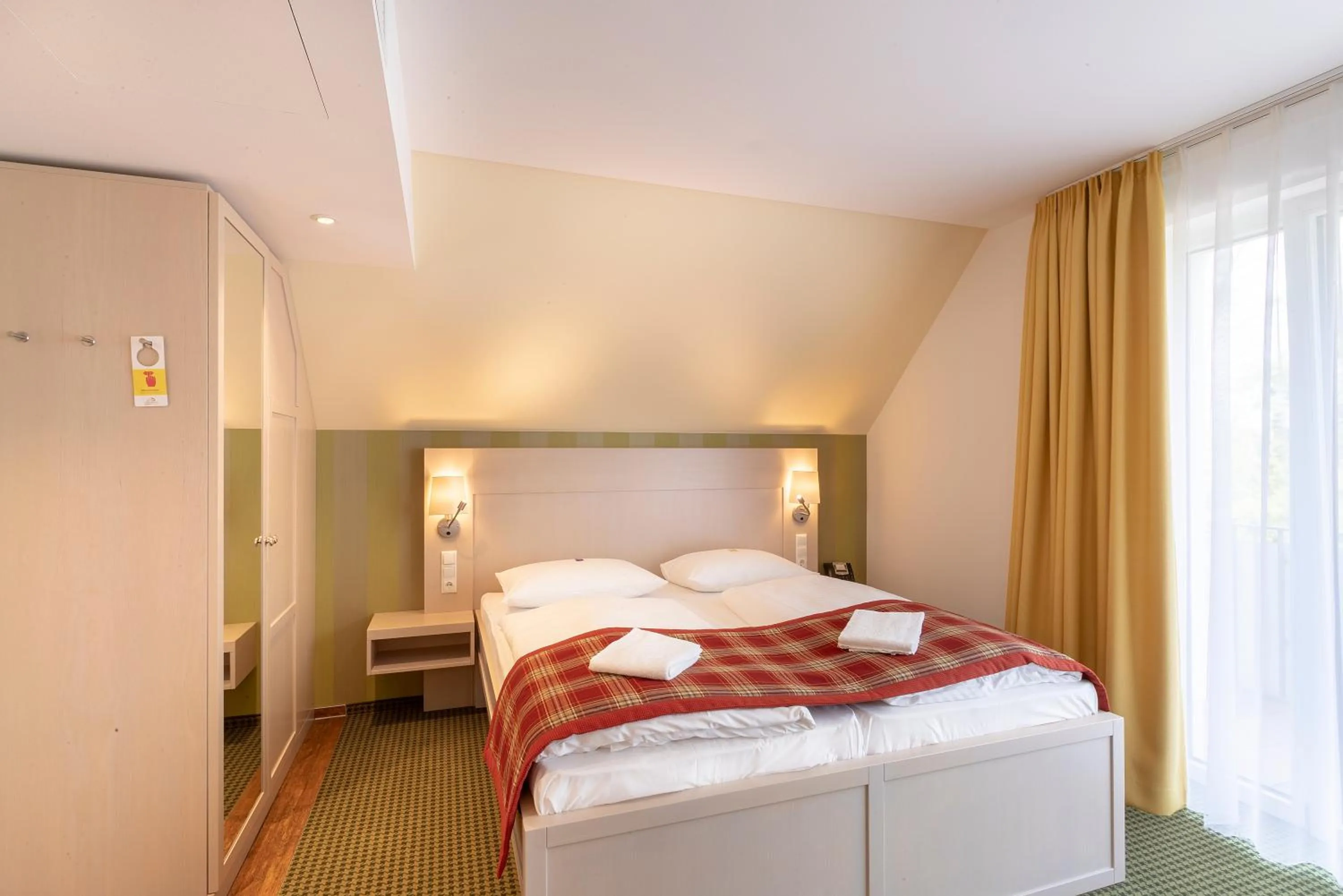 Bed in Ringhotel Warnemünder Hof