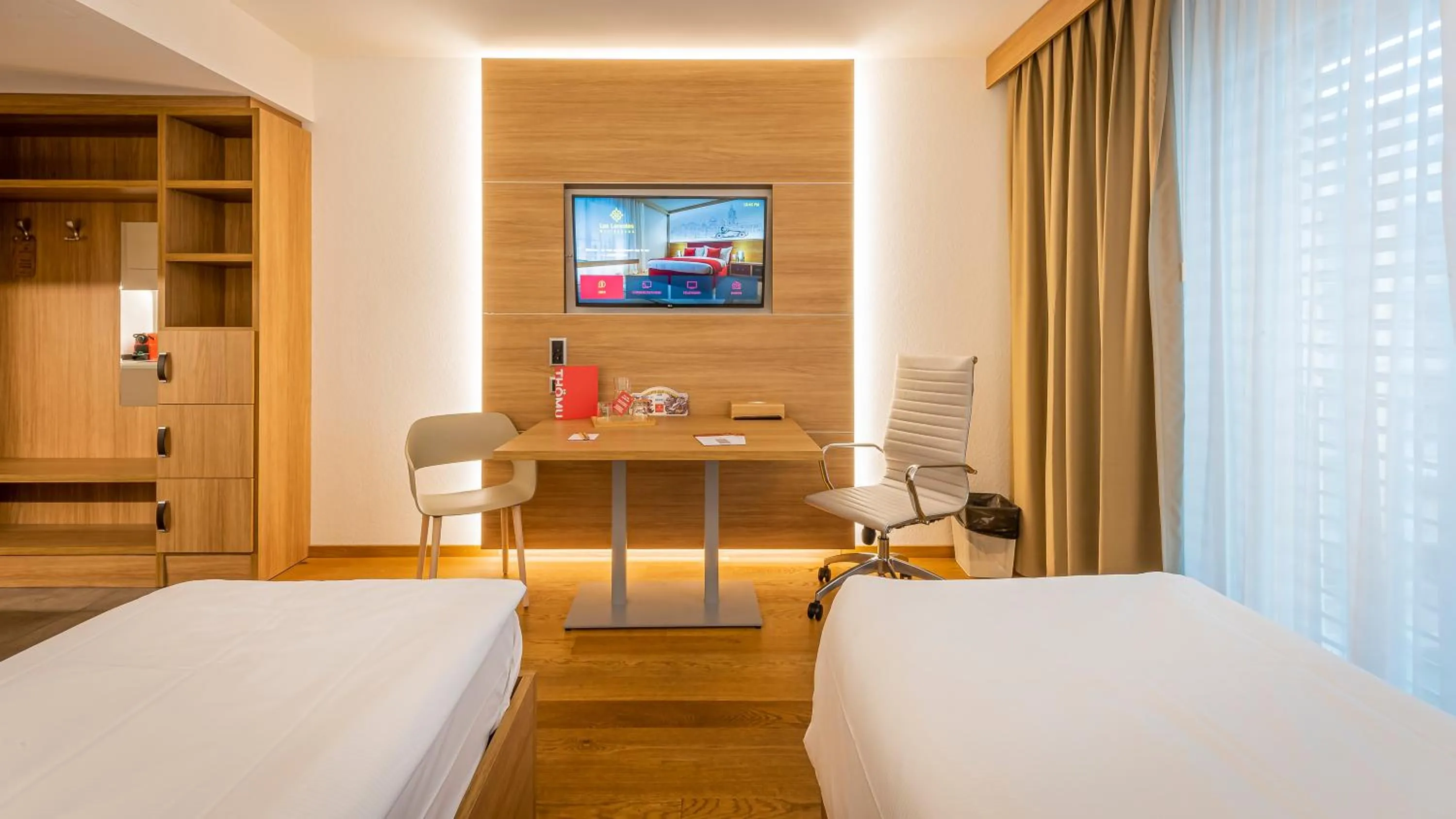 Bed in Los Lorentes Hotel Bern City