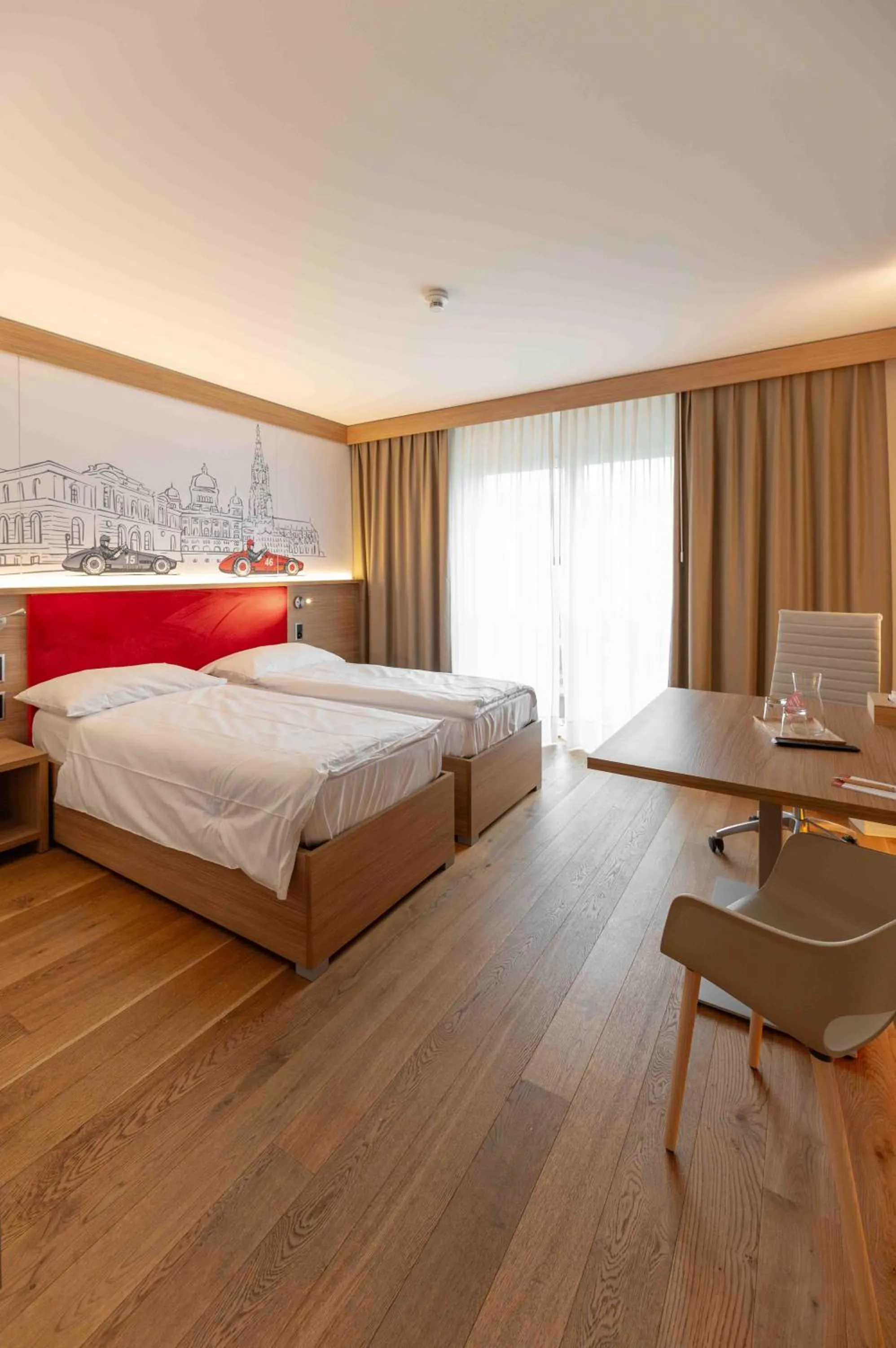 Bed in Los Lorentes Hotel Bern City