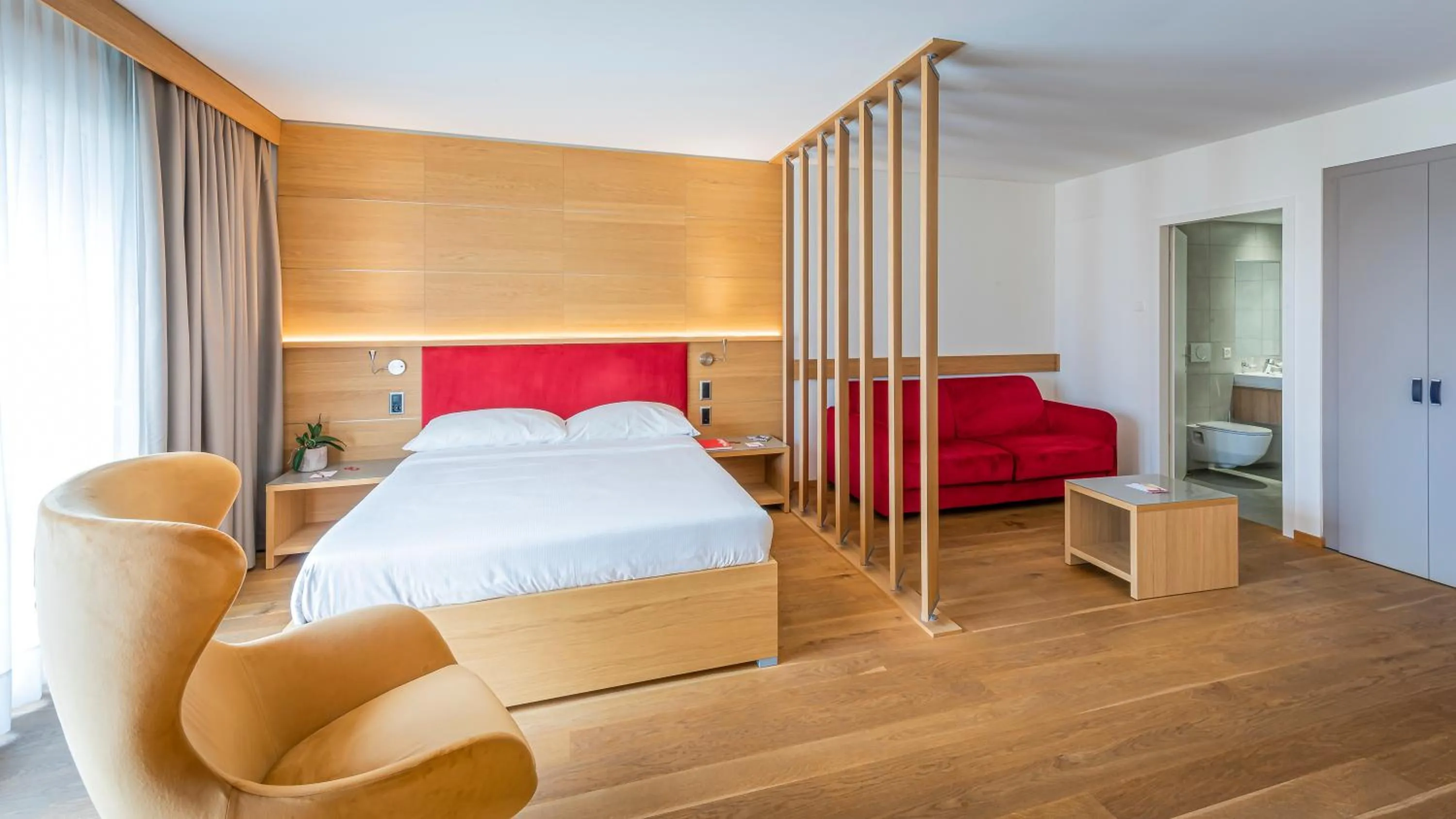 Bed in Los Lorentes Hotel Bern City