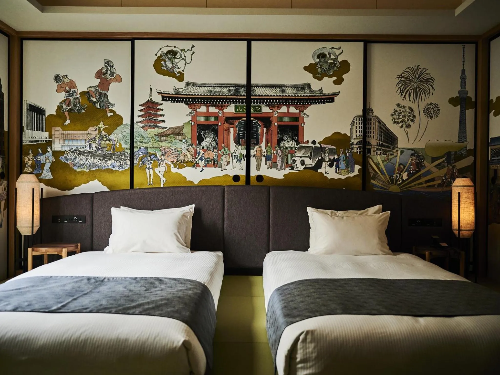 Photo of the whole room, Bed in Asakusa View Hotel Annex Rokku