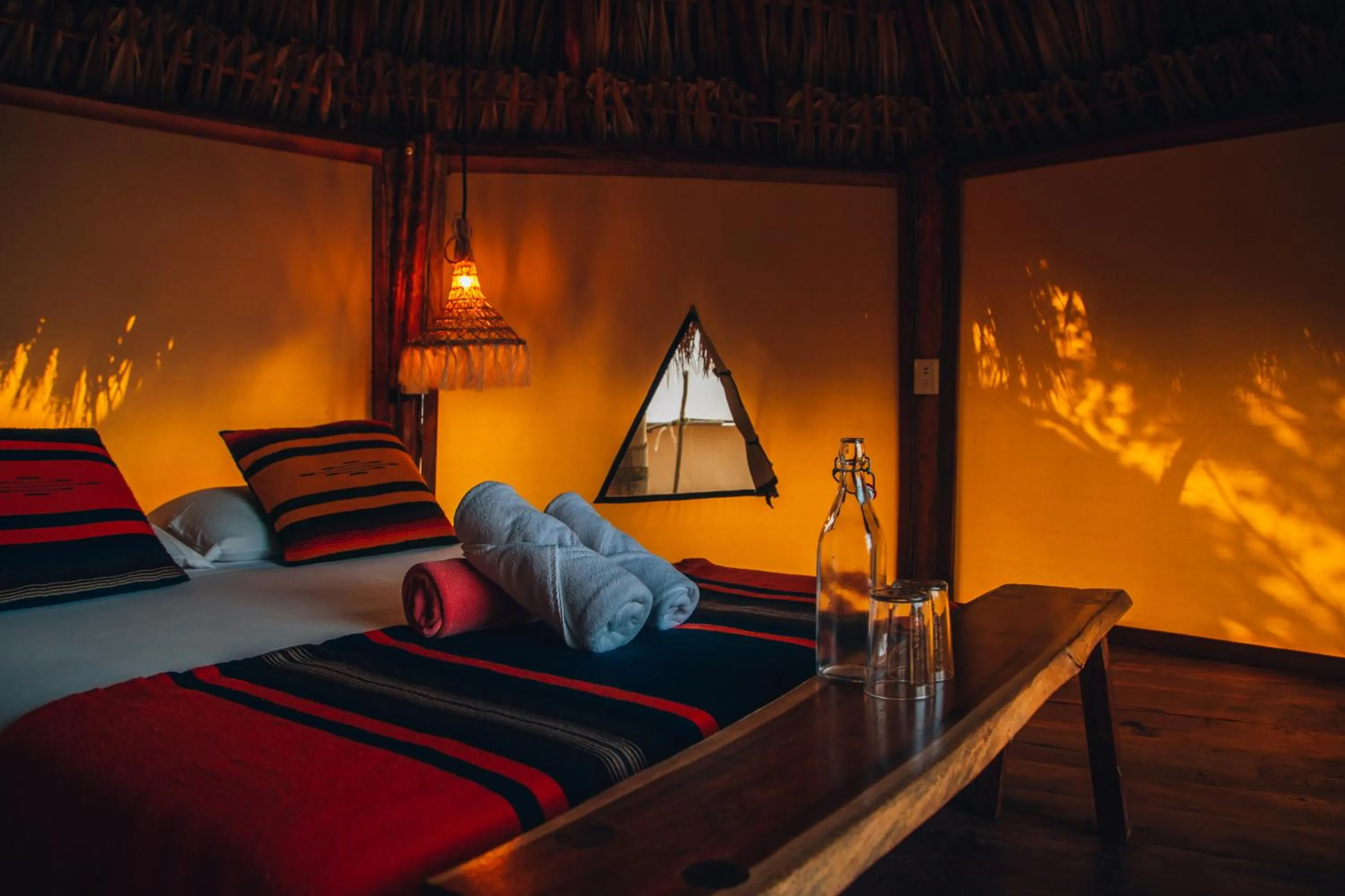 Bedroom, Bed in Glamp Ikal Tulum