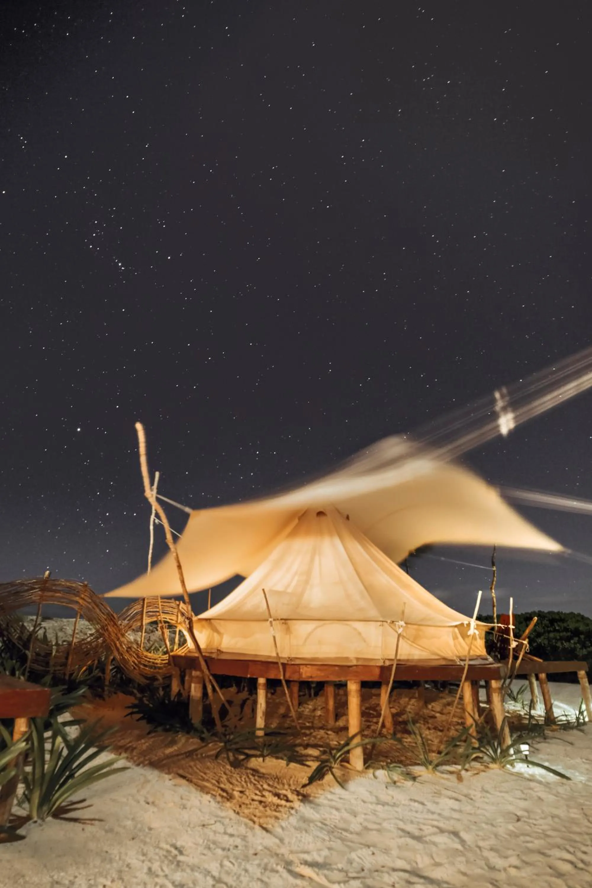 Night in Glamp Ikal Tulum