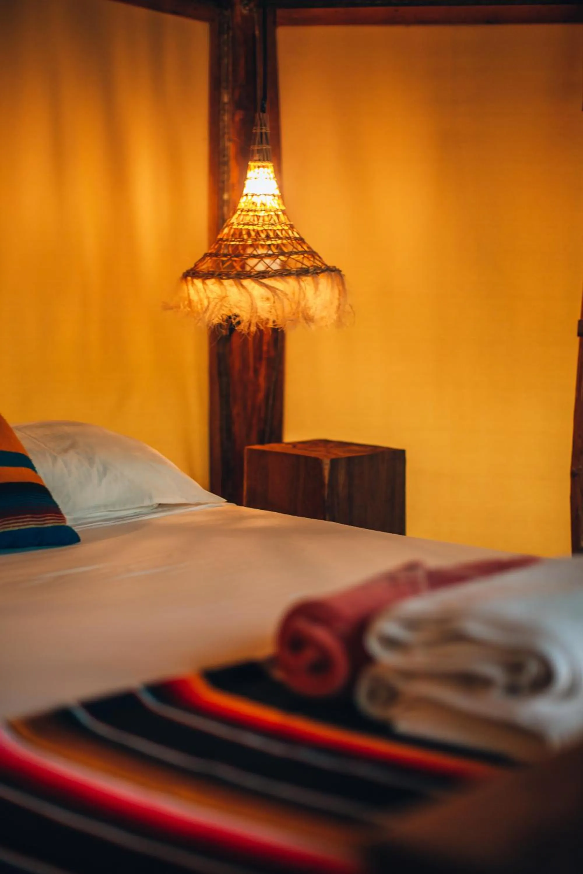 Bed in Glamp Ikal Tulum