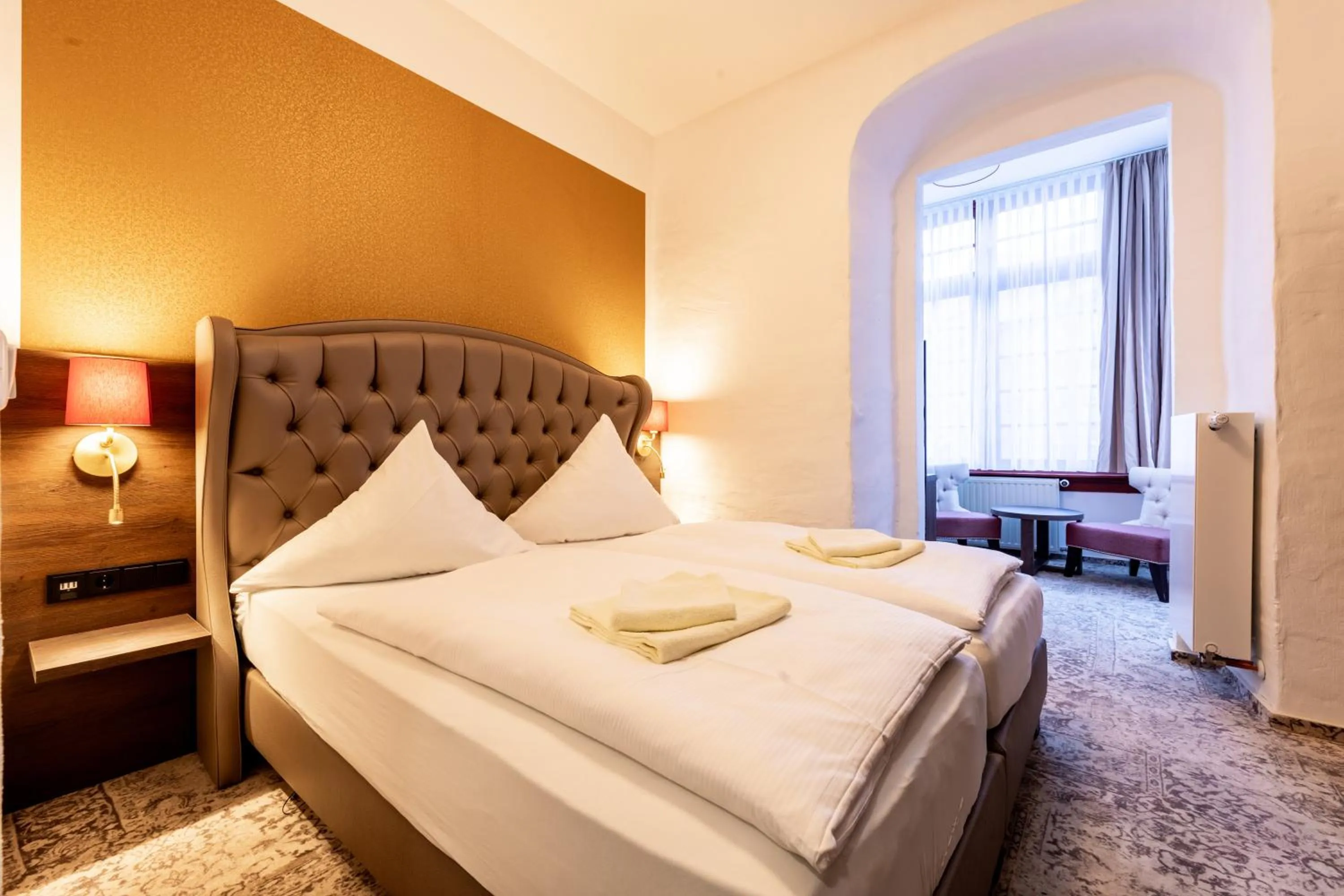 Photo of the whole room, Bed in Ringhotel Jägerhof