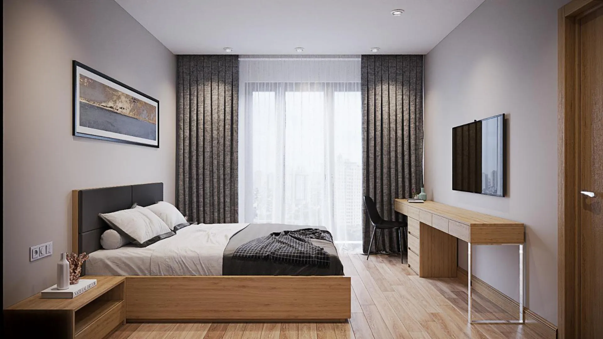 Bed in Fukurai Hotel & Apartment 2 Ha Noi