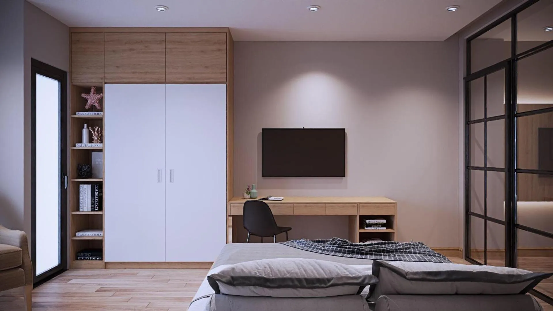 Bed in Fukurai Hotel & Apartment 2 Ha Noi