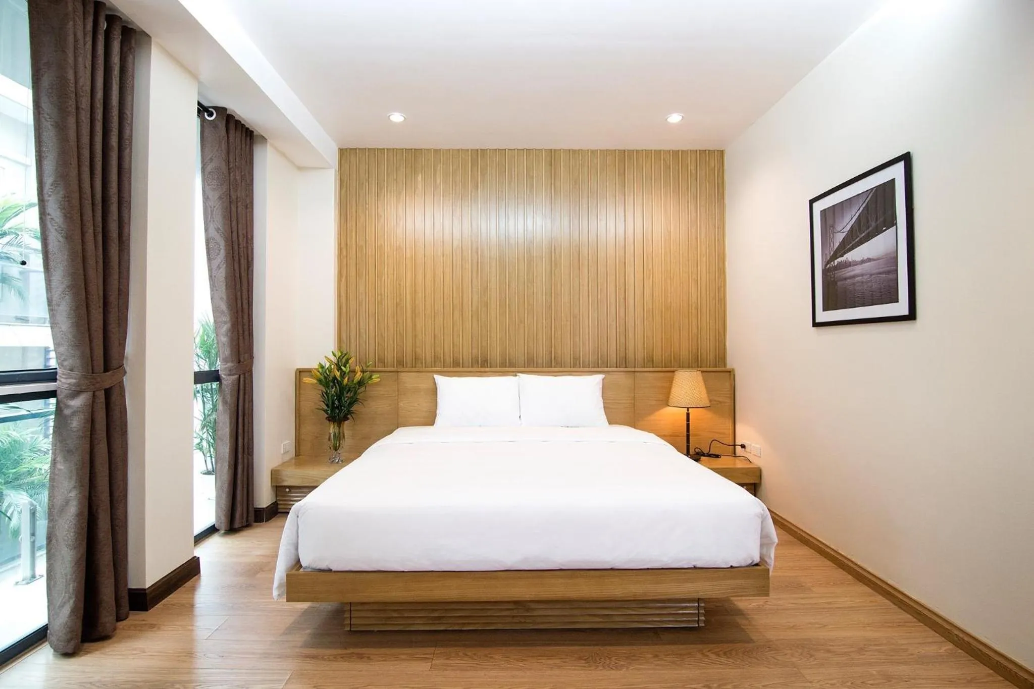 Bed in Fukurai Hotel & Apartment 2 Ha Noi