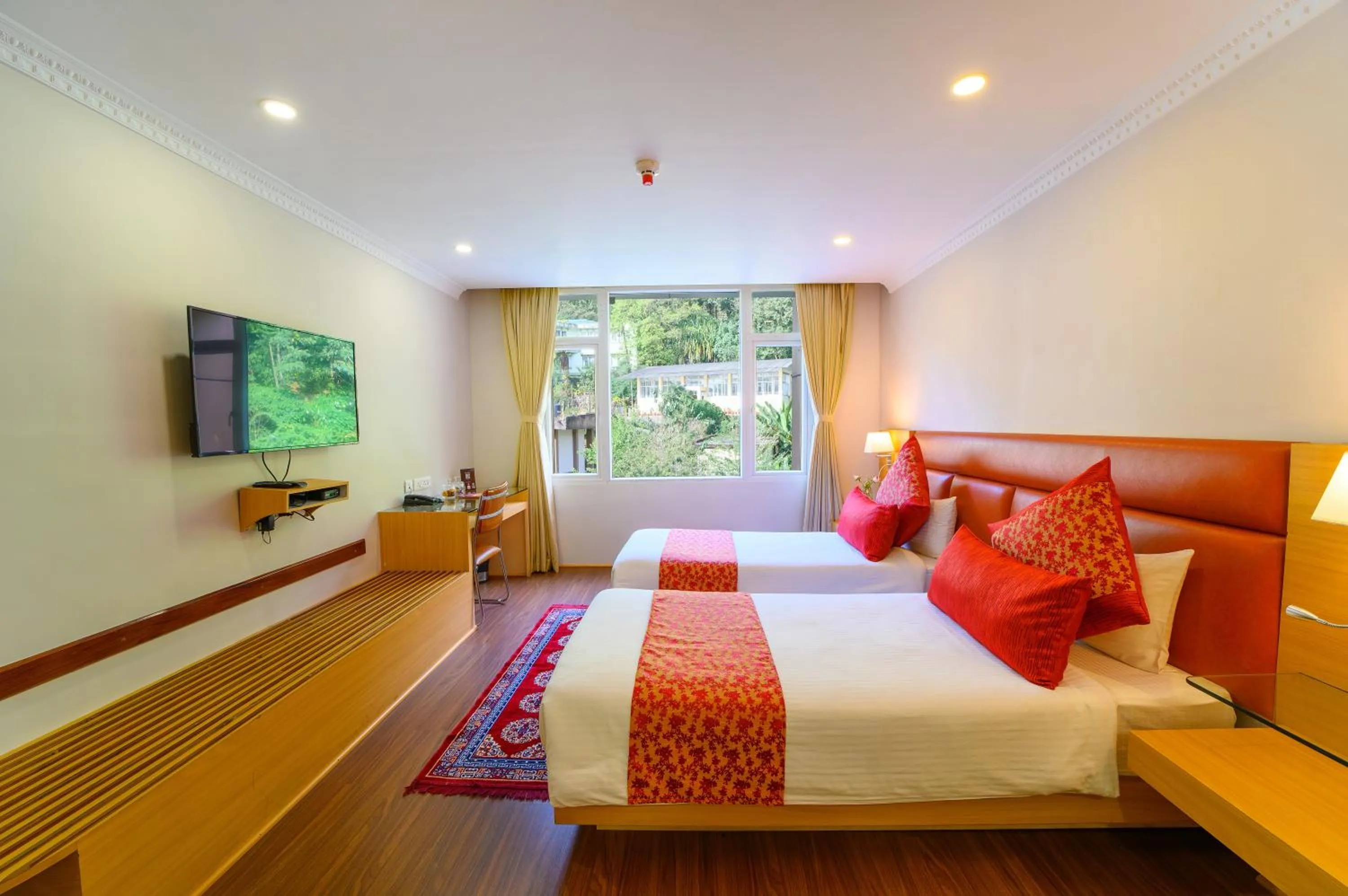 Bed in Sinclairs Gangtok