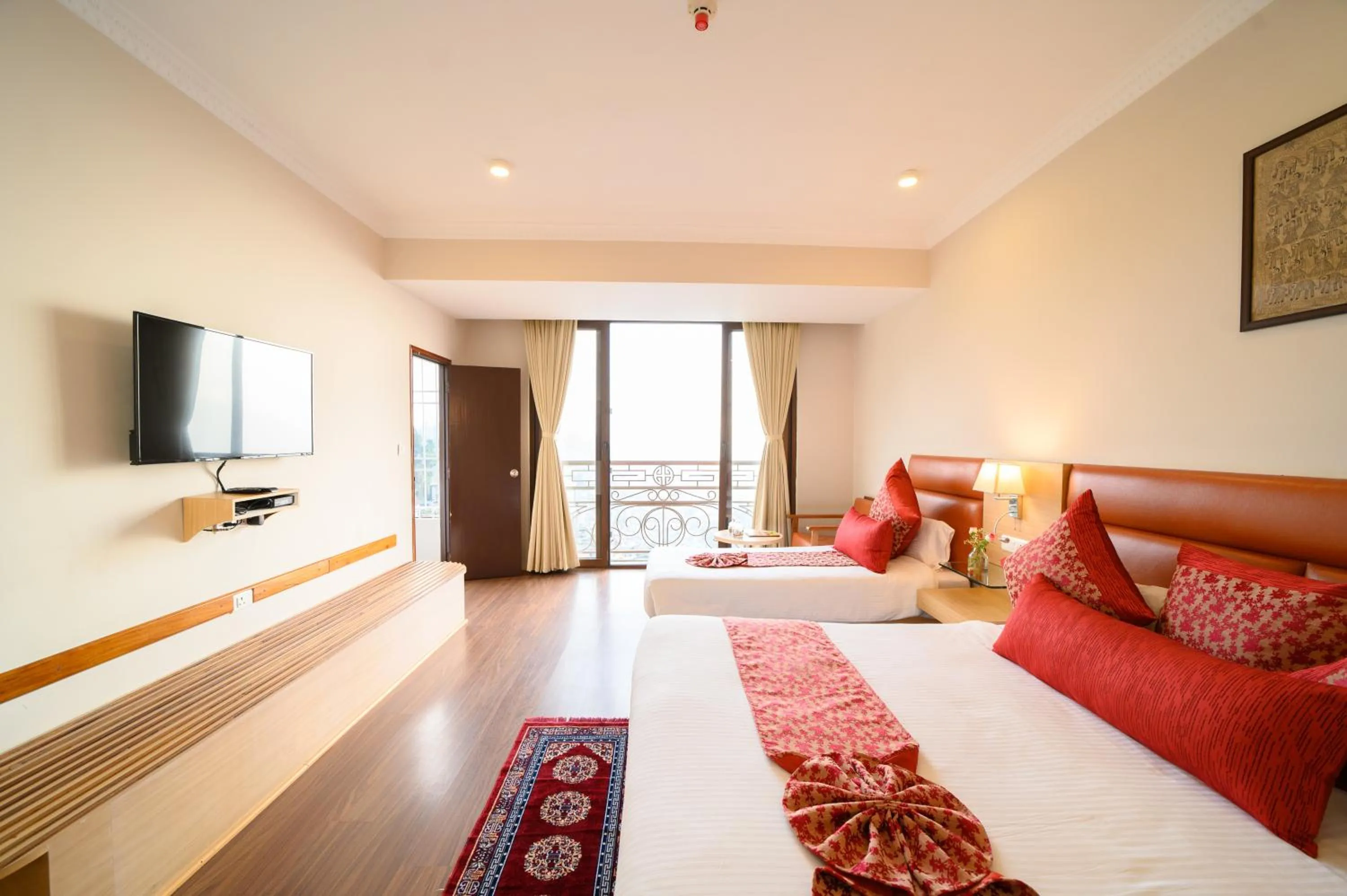 Bed in Sinclairs Gangtok