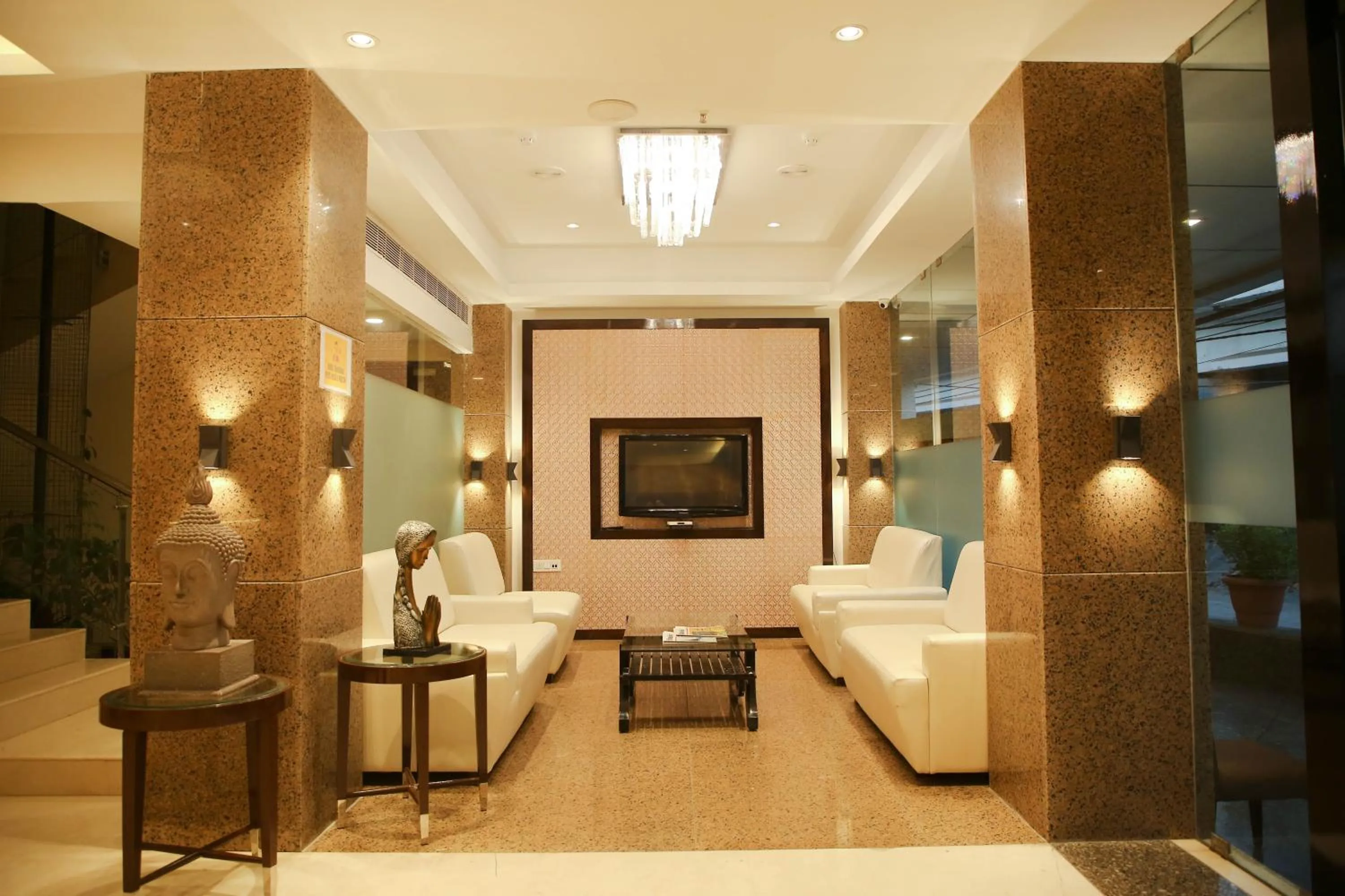 Lobby or reception in Citrus Prime Raipur
