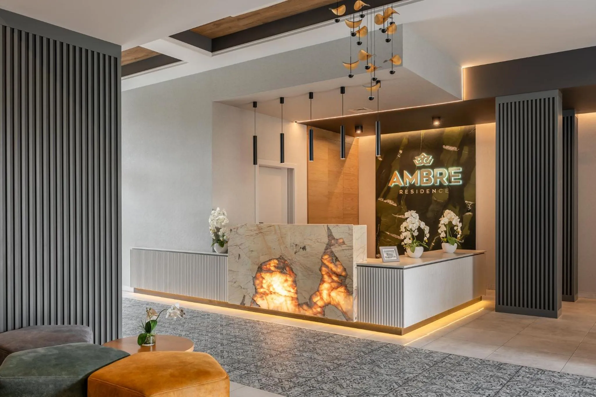 Lobby or reception in Rezydencja AMBRE
