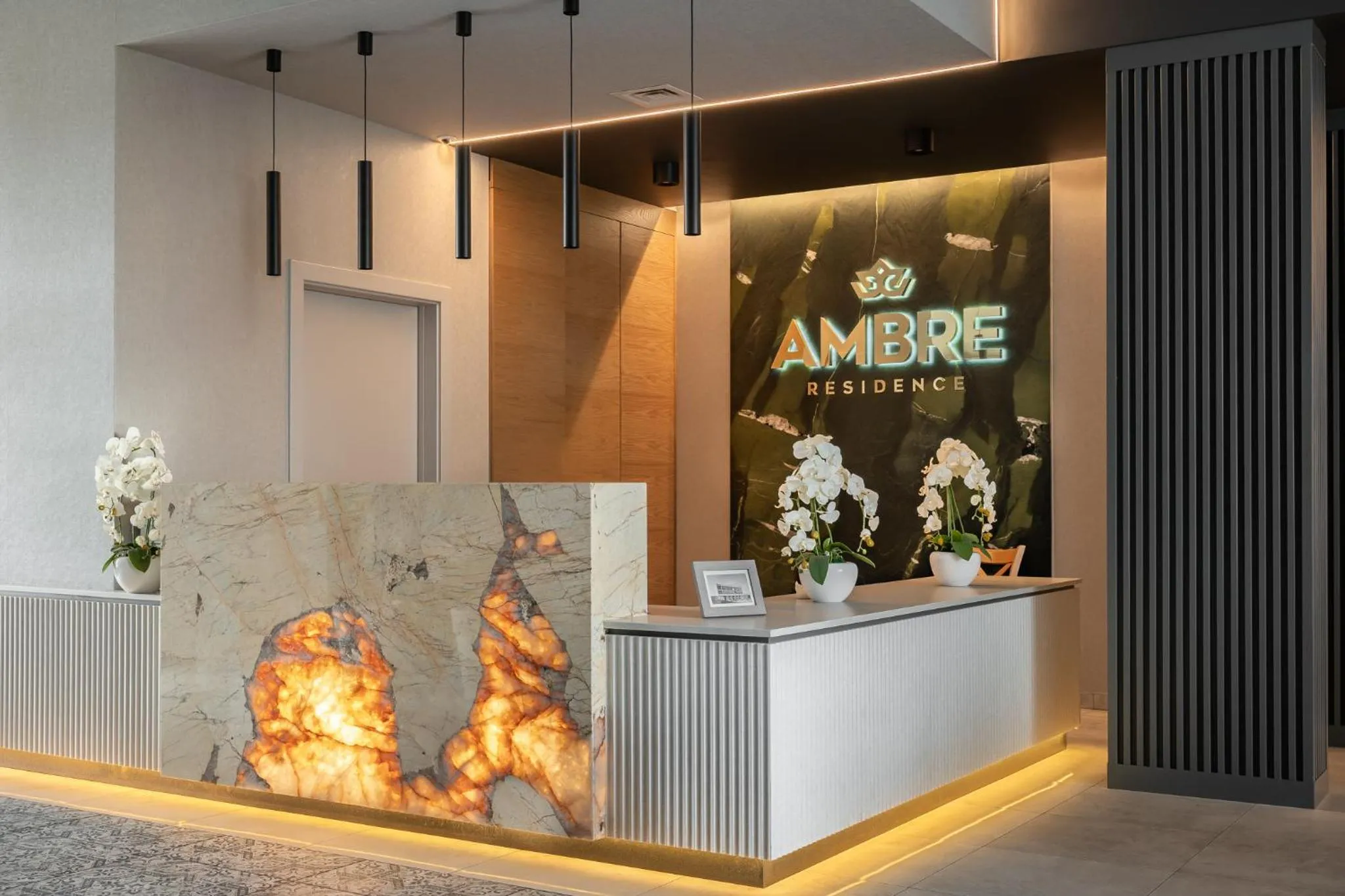 Lobby or reception in Rezydencja AMBRE