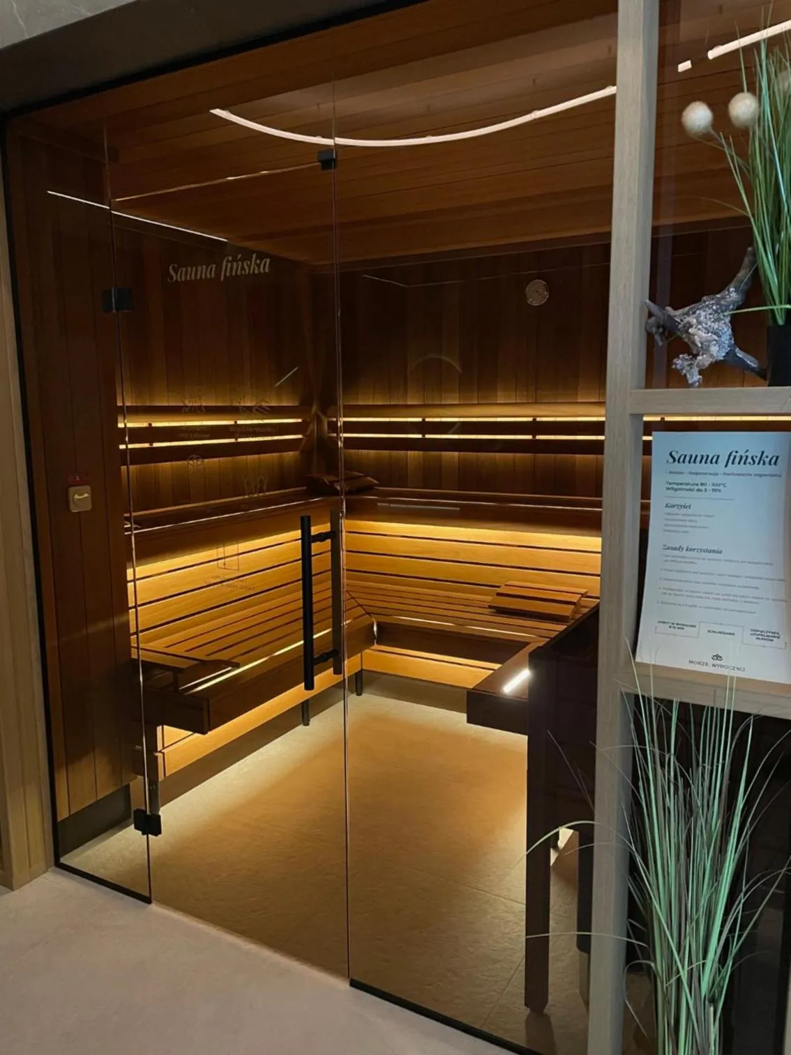 Sauna, Bed in Rezydencja AMBRE
