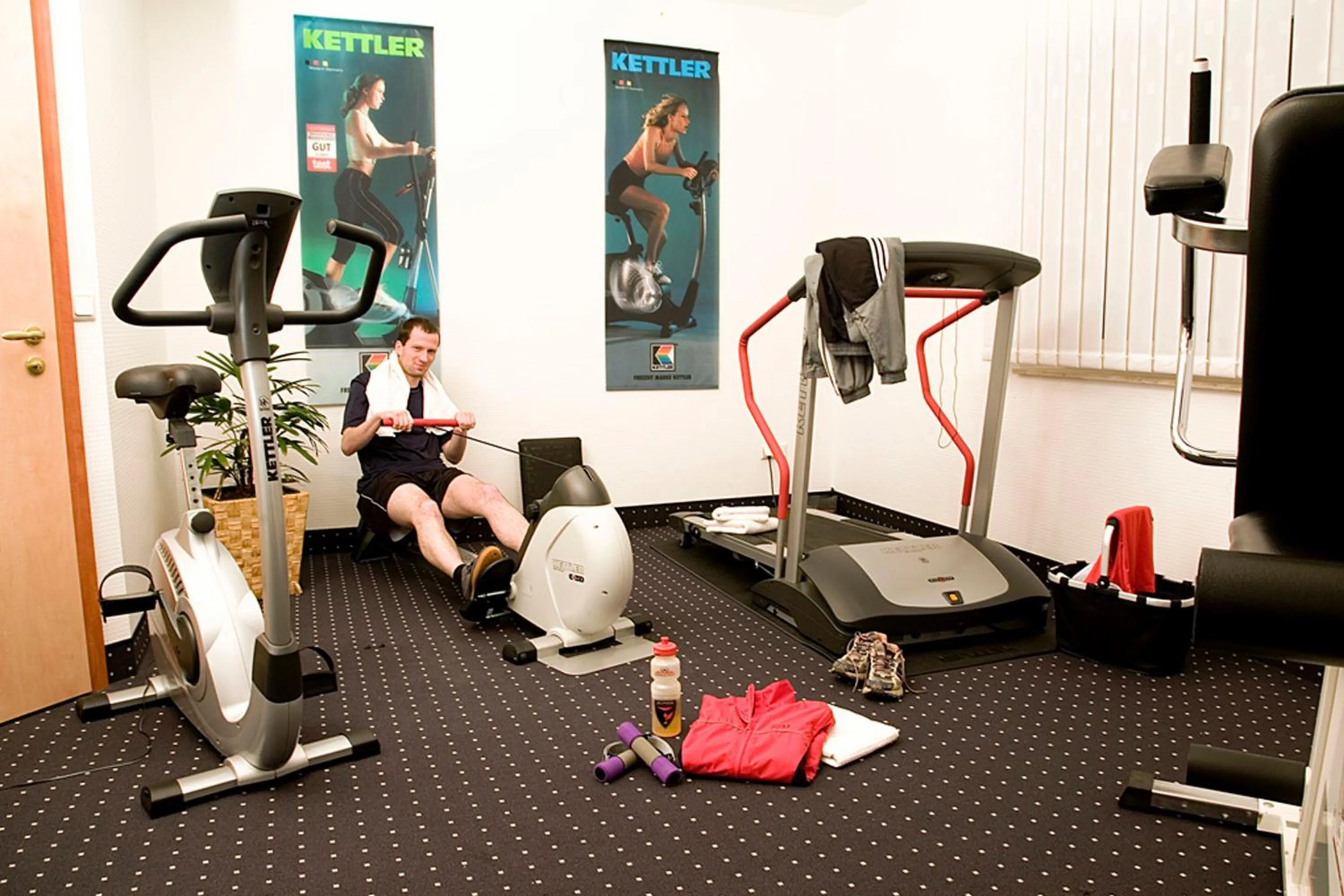 Fitness centre/facilities in LandKomfort Hotel Elsenmann Garni