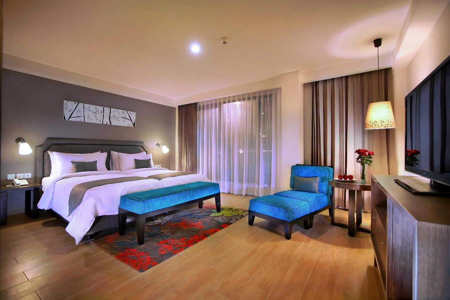 Bedroom, Bed in Harper Kuta Hotel by ASTON
