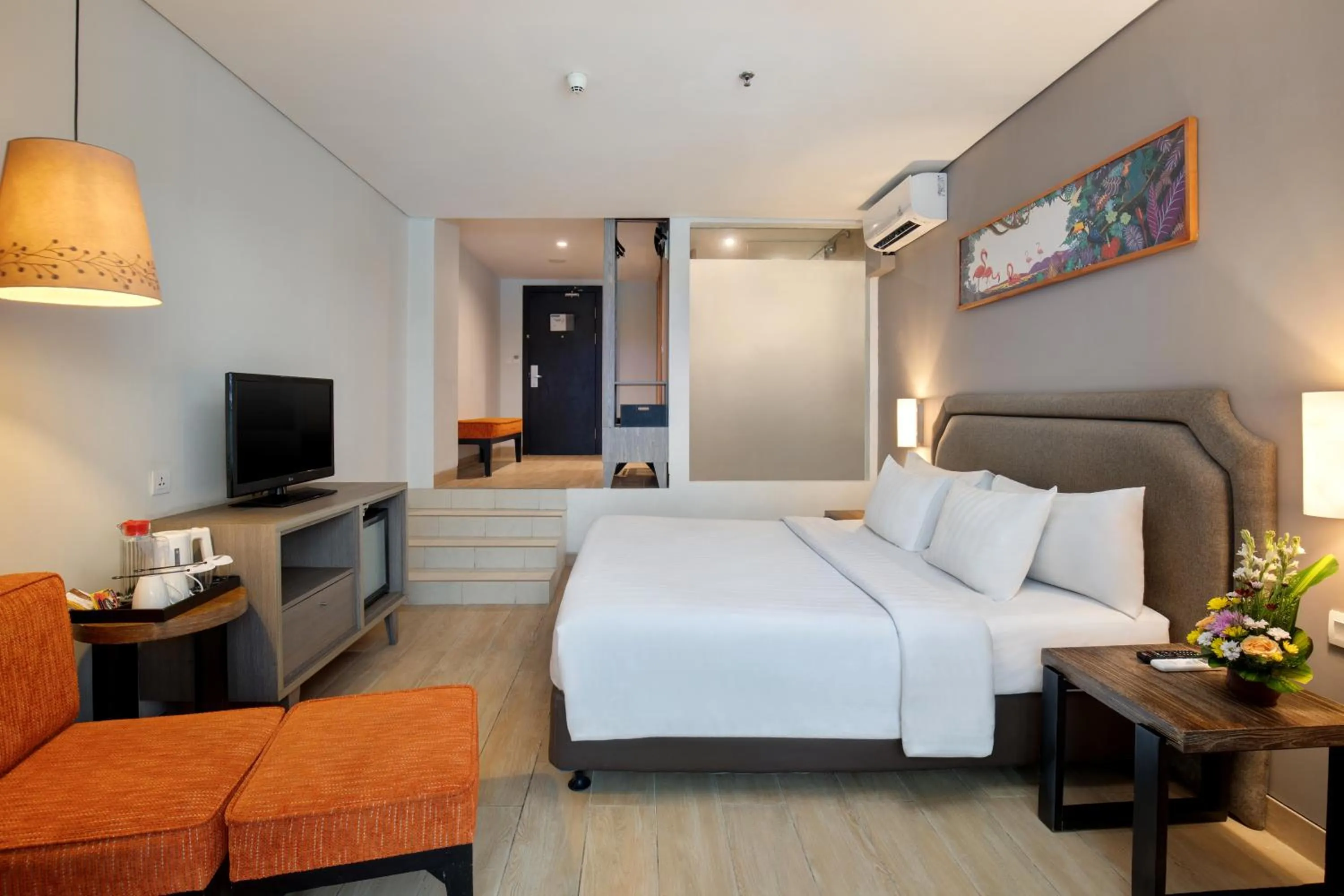 Bedroom, Bed in Harper Kuta Hotel by ASTON