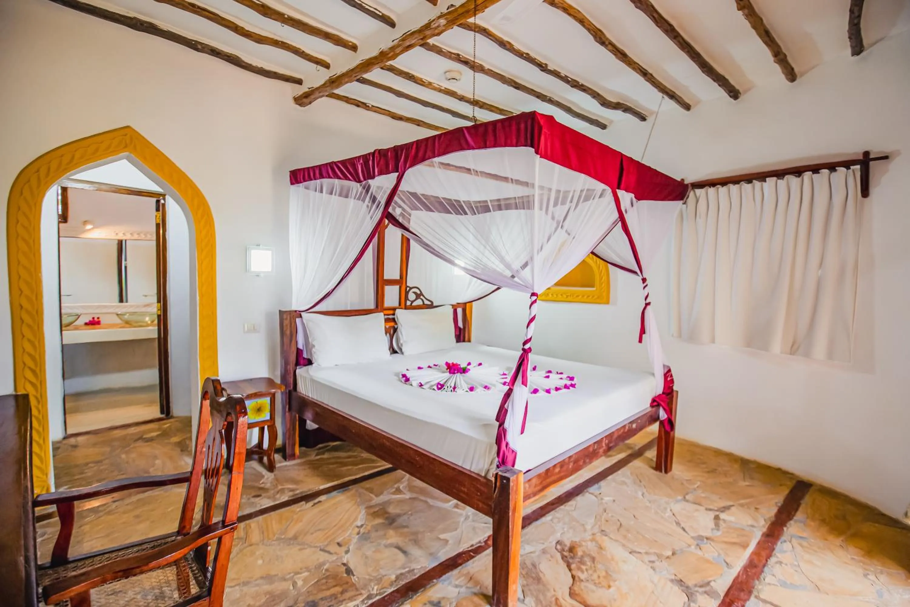 Bedroom, Bed in AHG Waridi Beach Resort & SPA