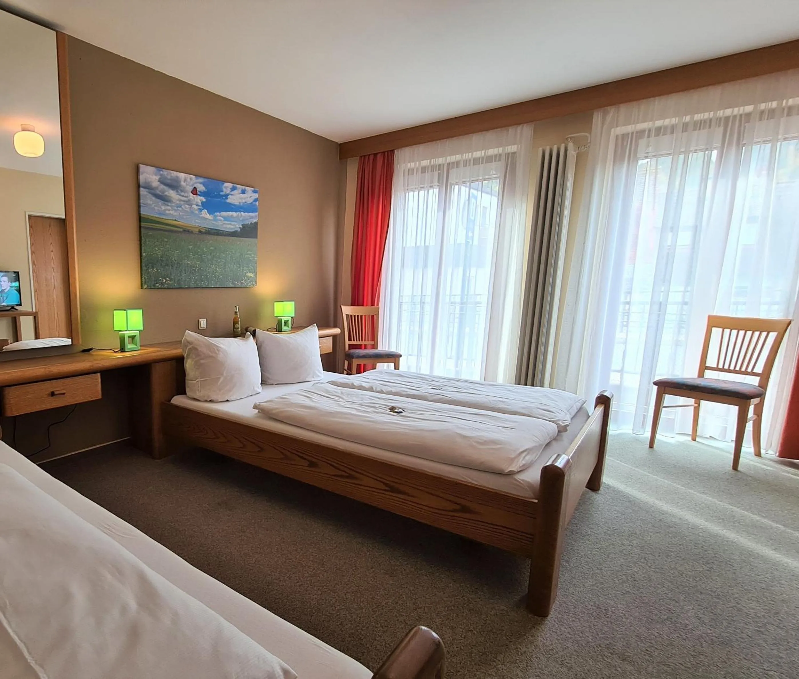 Bed in Hotel Goldenes Fass