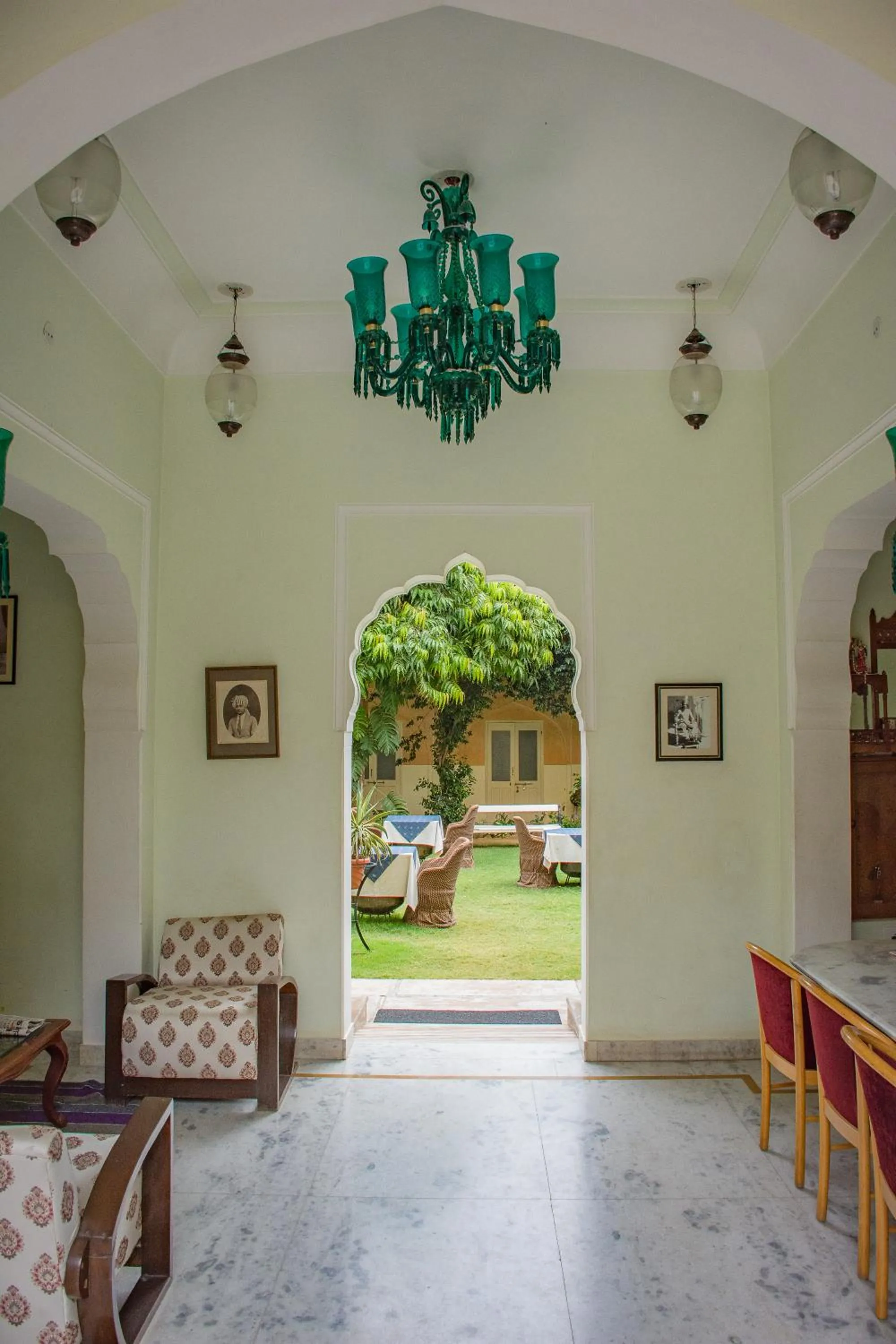 Garden view in Castle Khandela A Heritage Castle