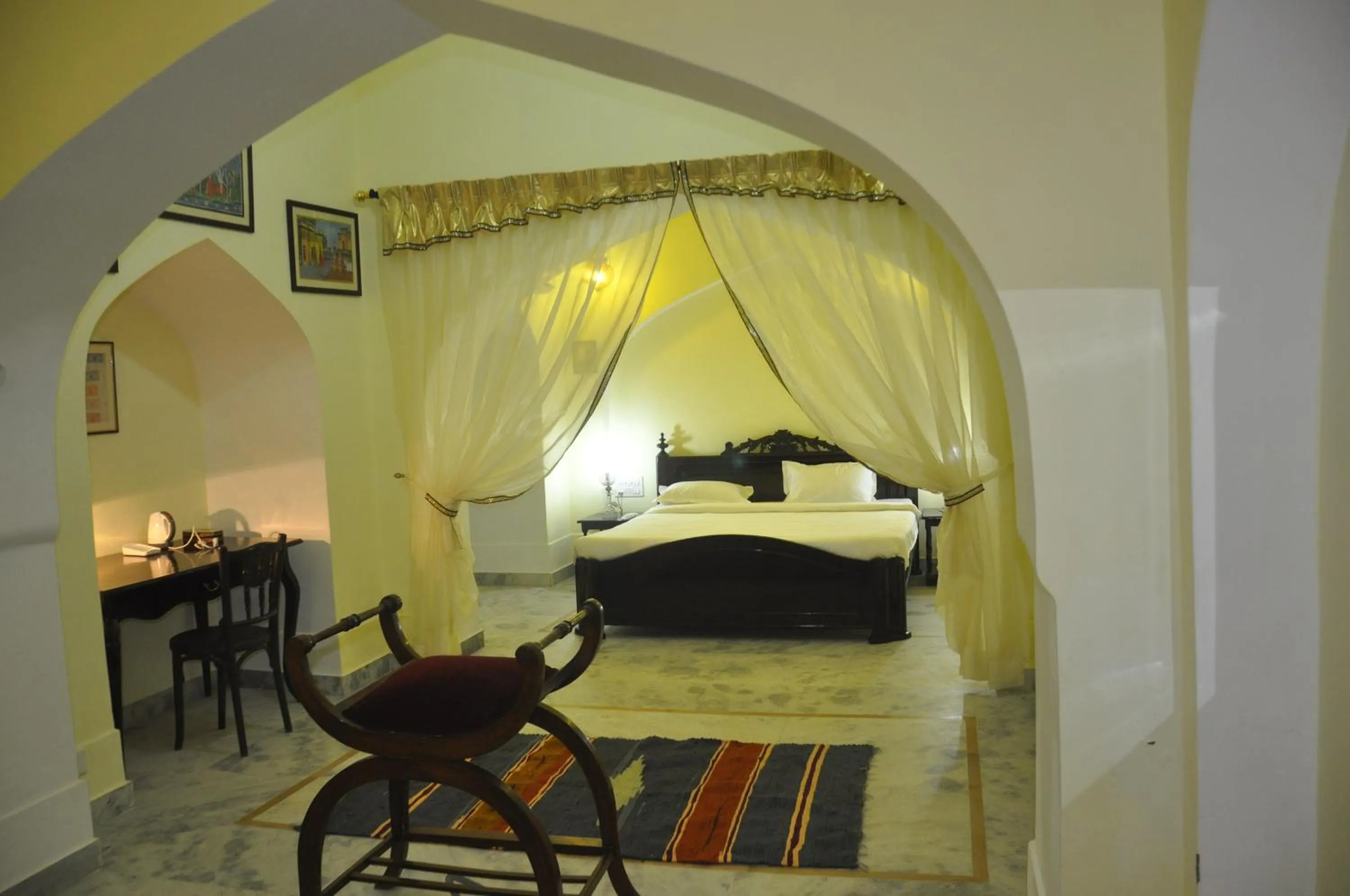 Bathroom, Bed in Castle Khandela A Heritage Castle