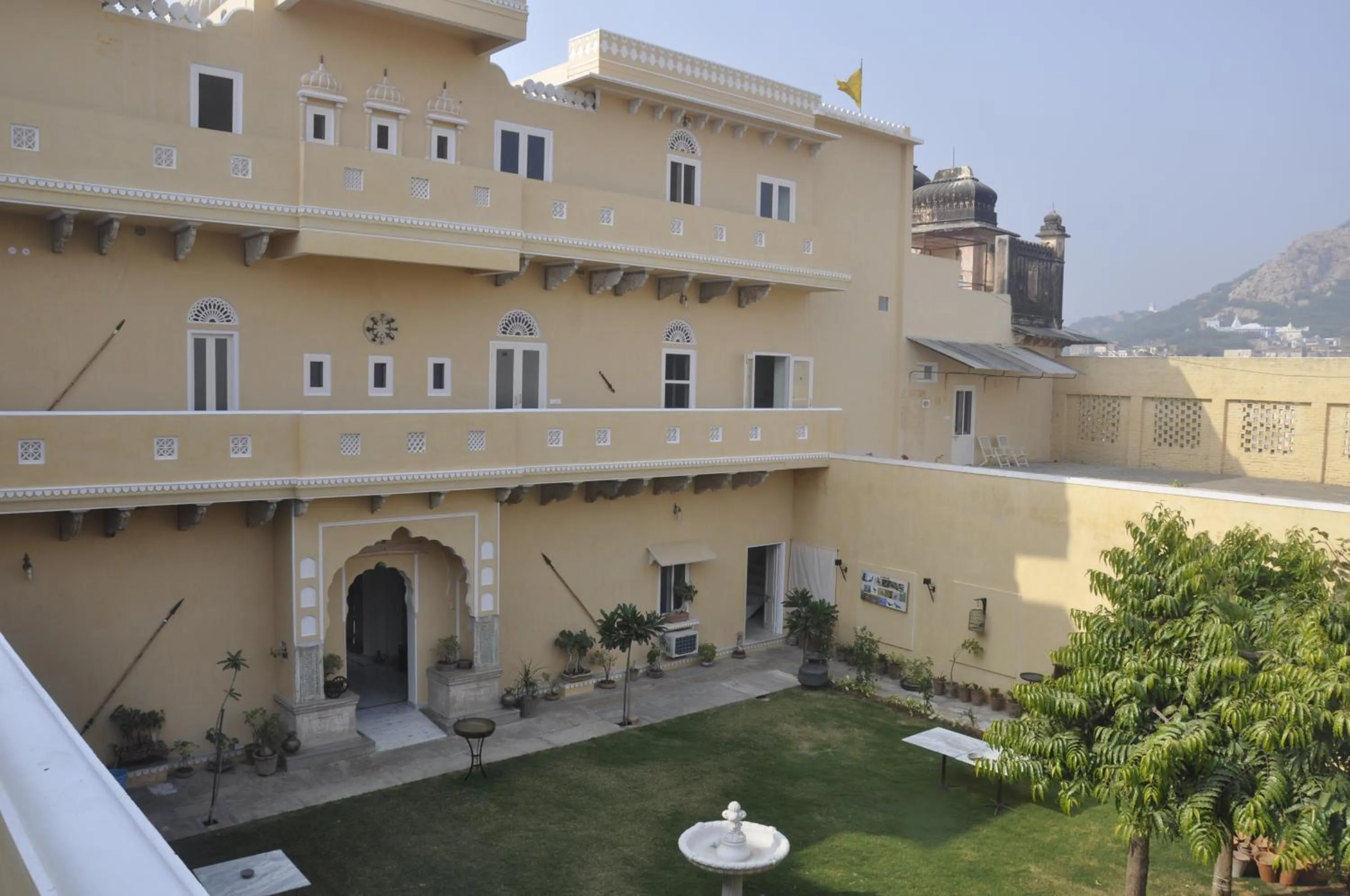 Garden in Castle Khandela A Heritage Castle