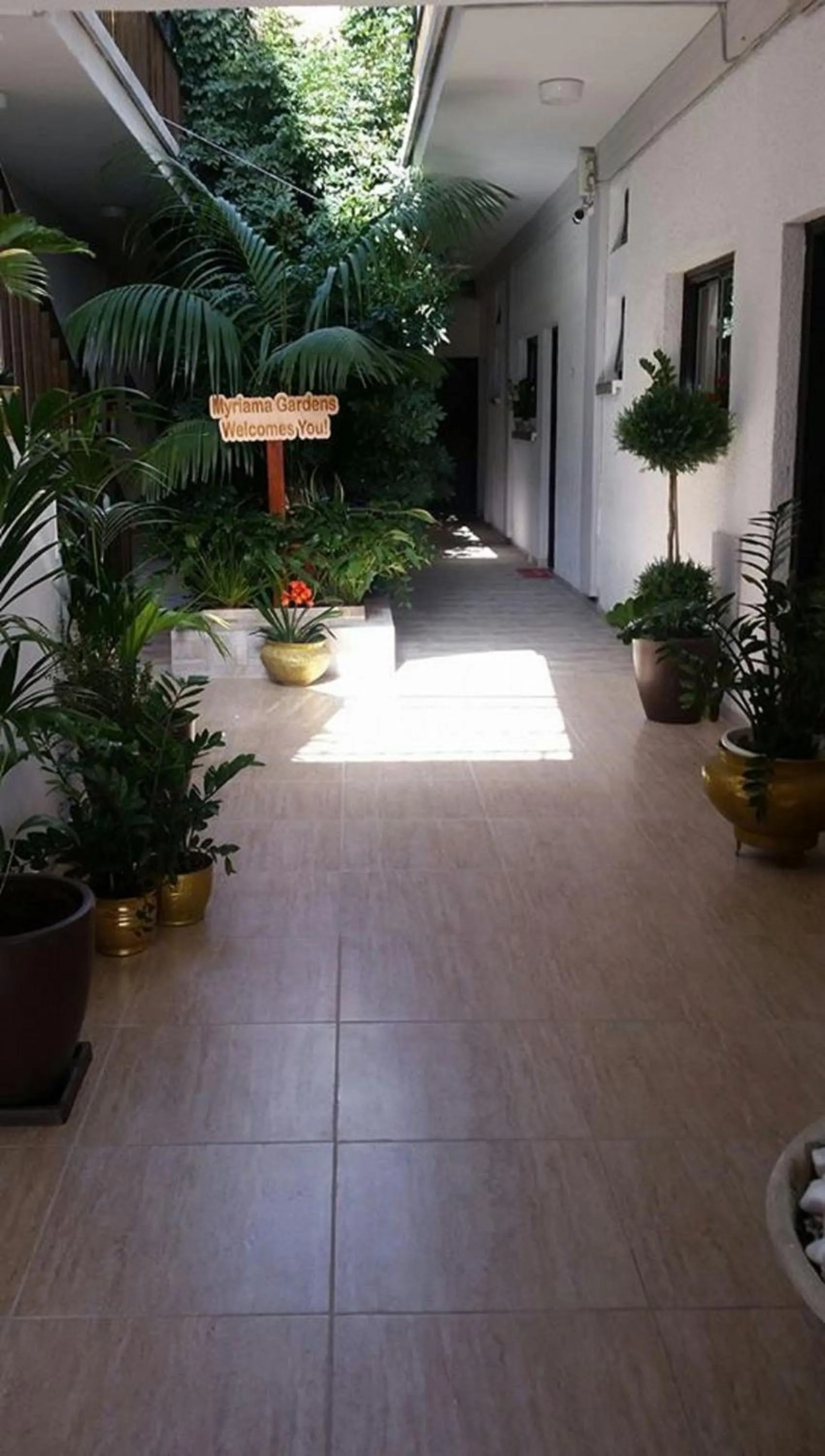 Facade/entrance in Myriama Apartments