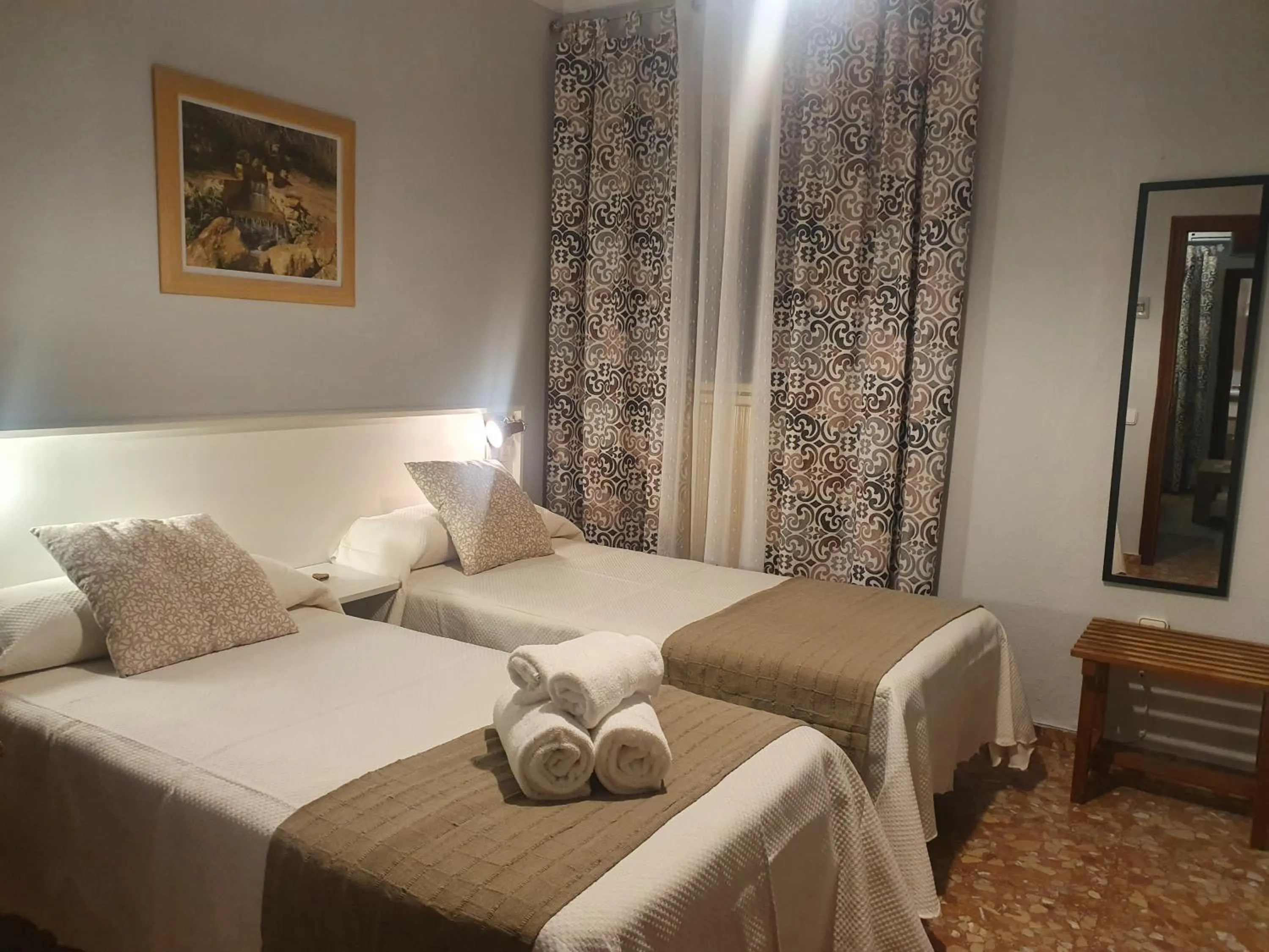 Bed in LUNA-Guest Rooms