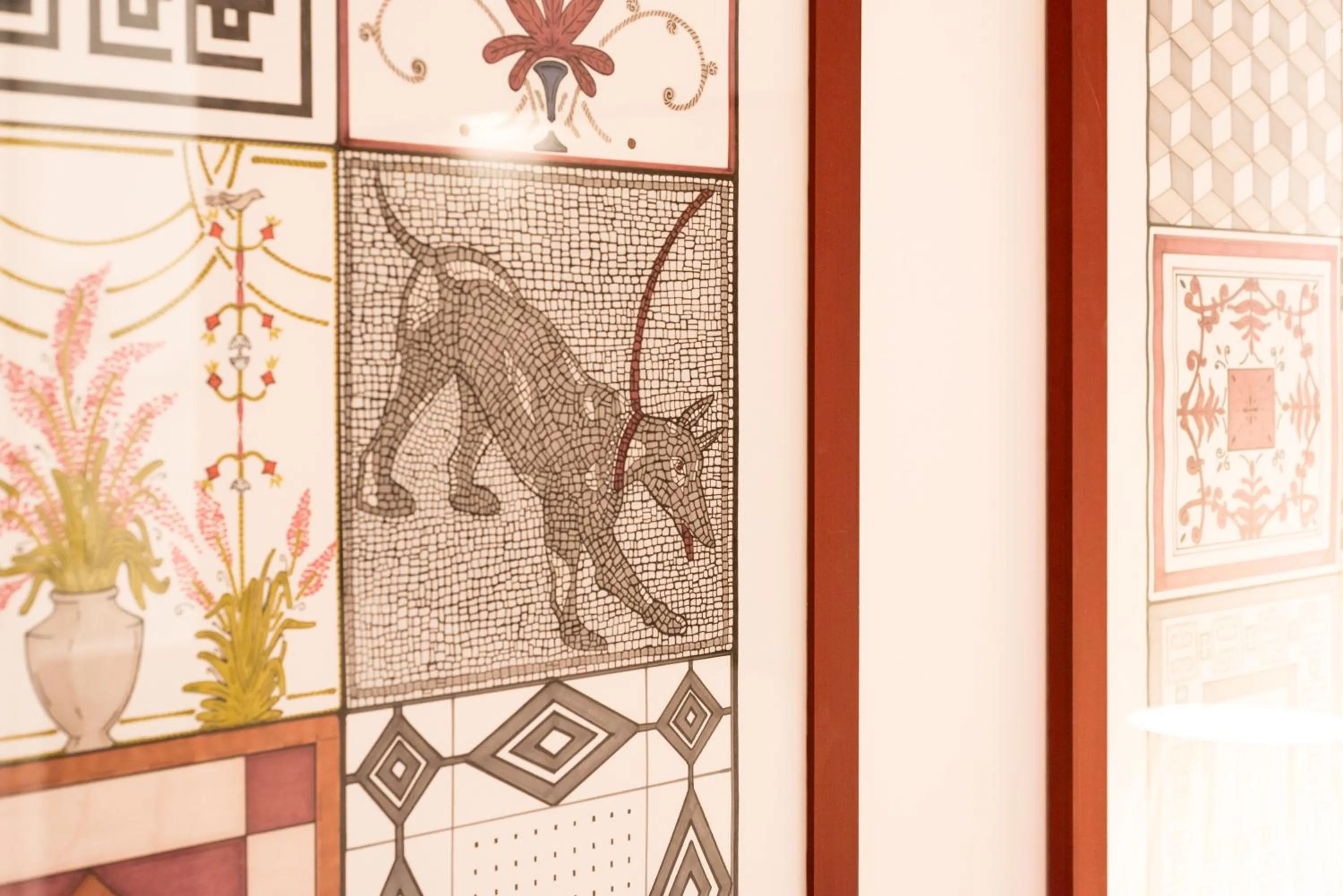 Decorative detail in Napoliving